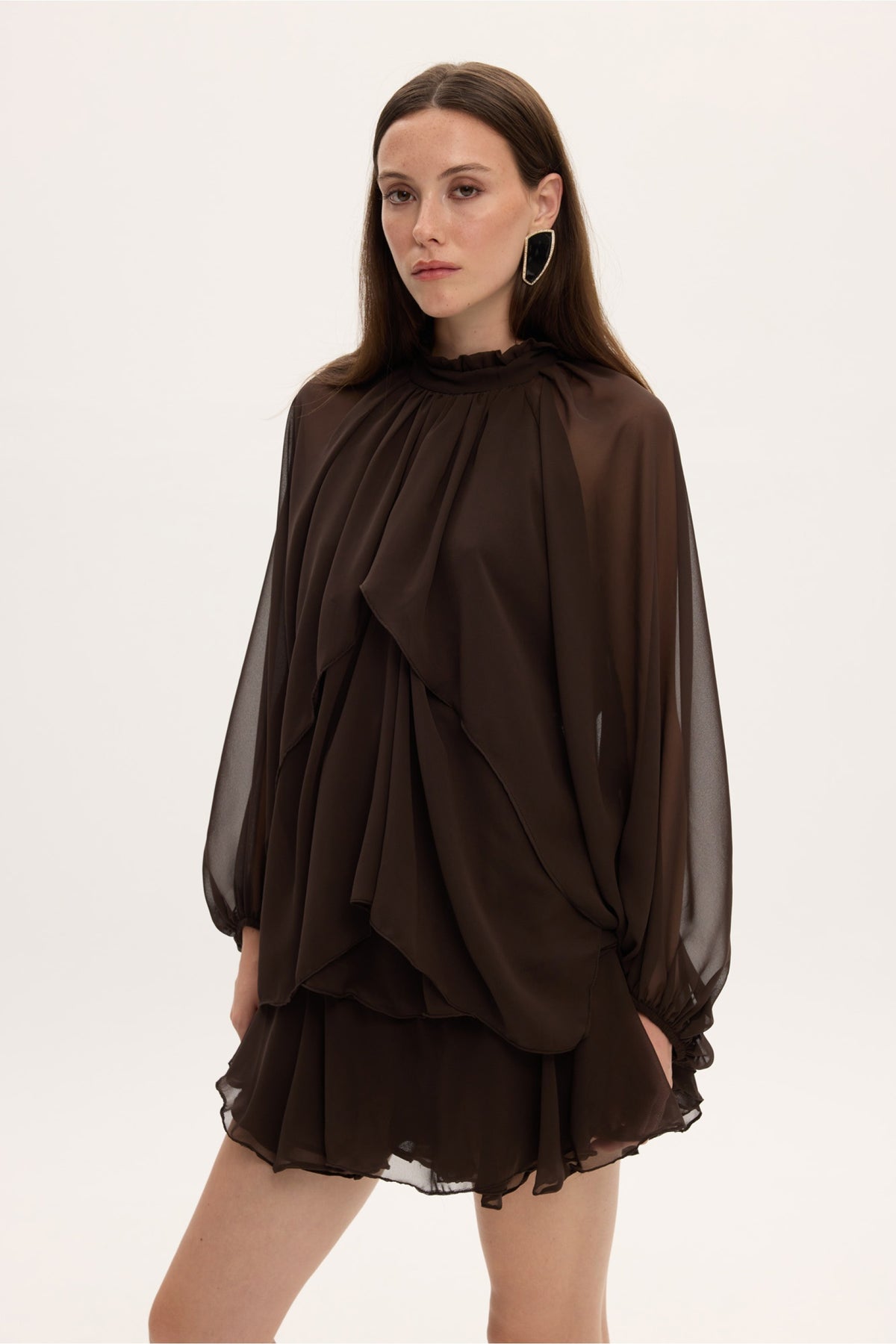 MELANIE PLAYSUIT BROWN