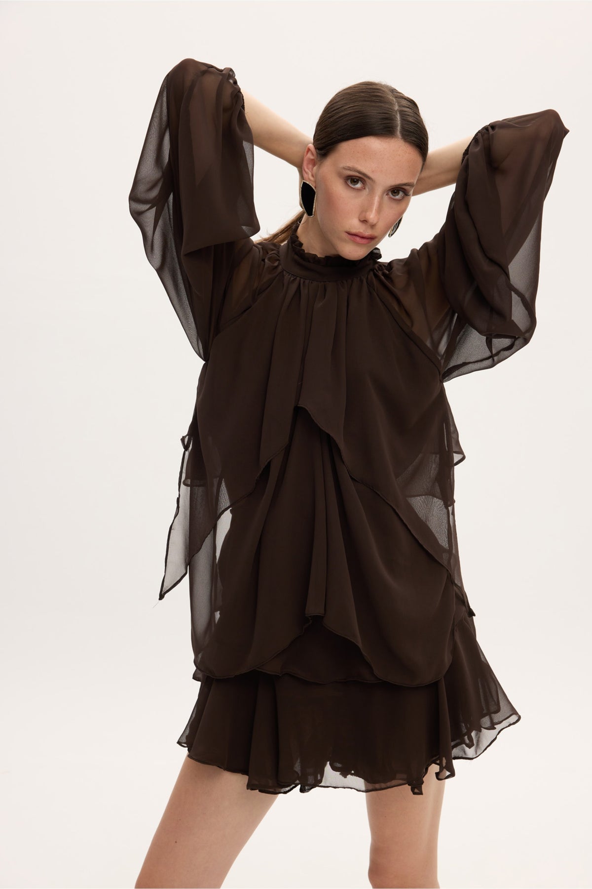 MELANIE PLAYSUIT BROWN