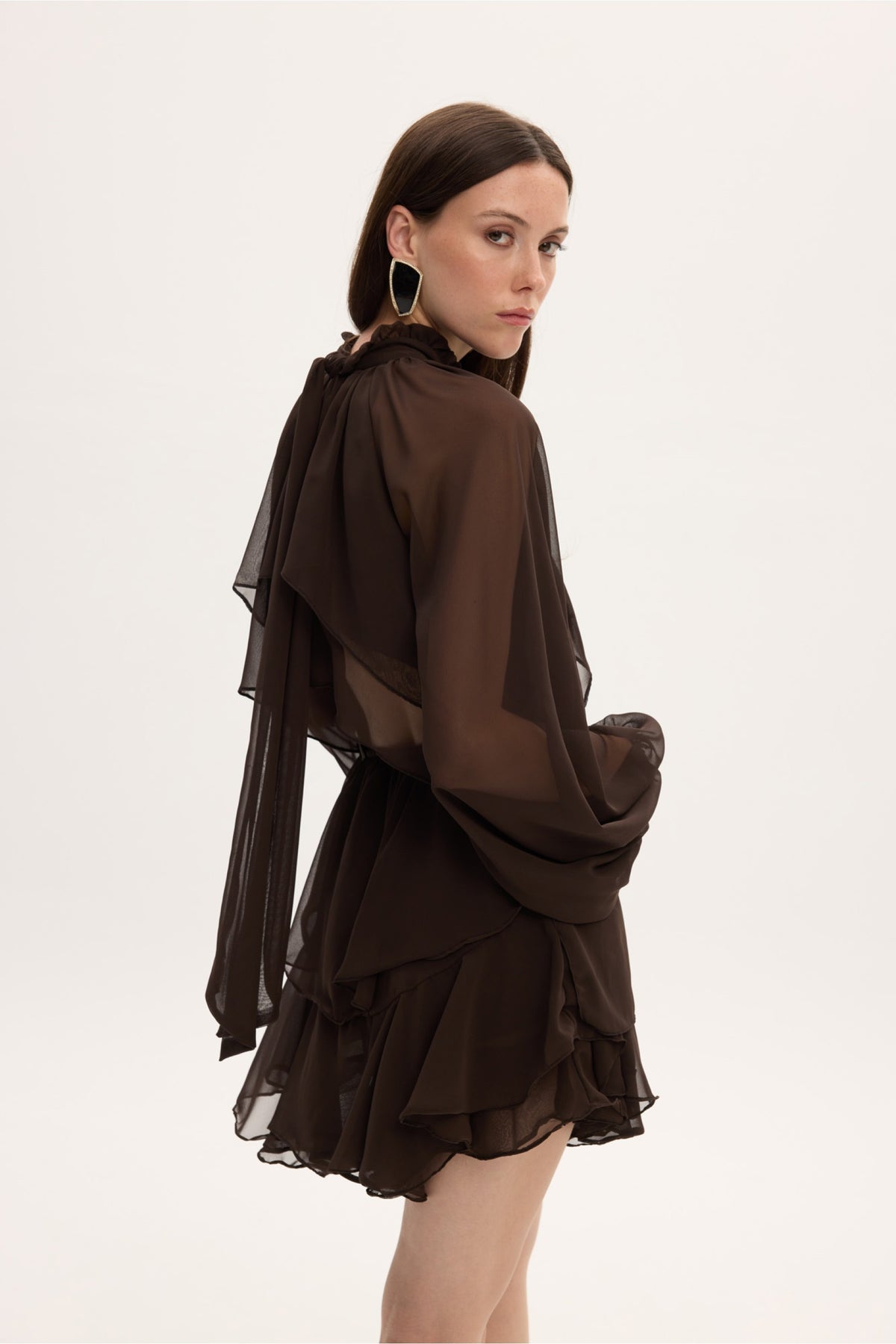 MELANIE PLAYSUIT BROWN