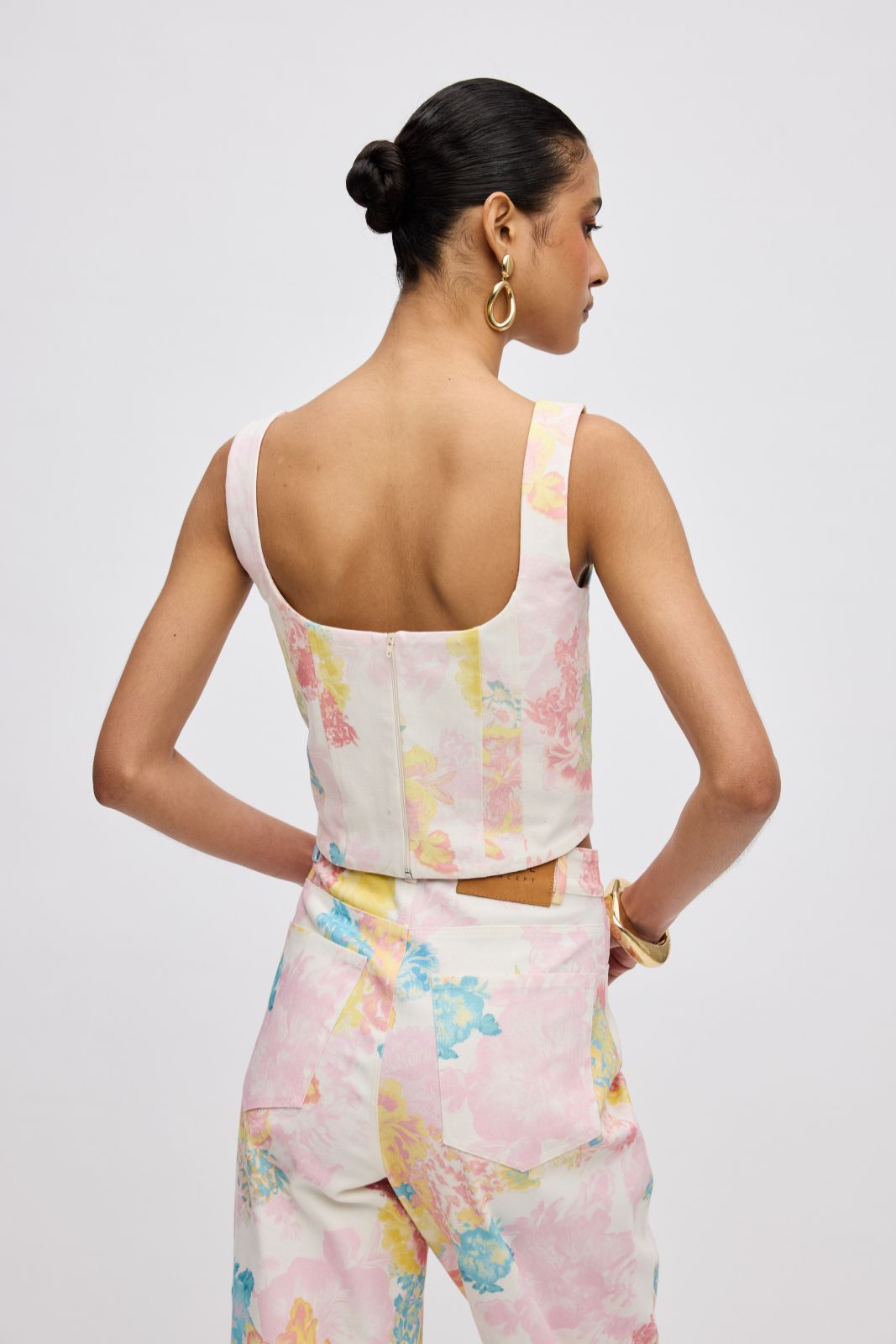 Floral Mist Jean Corset