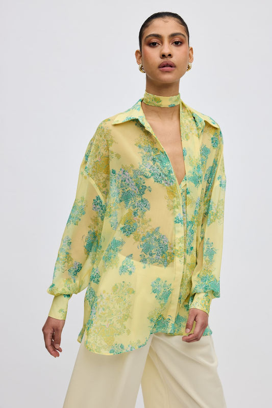 Lime Petals Shirt