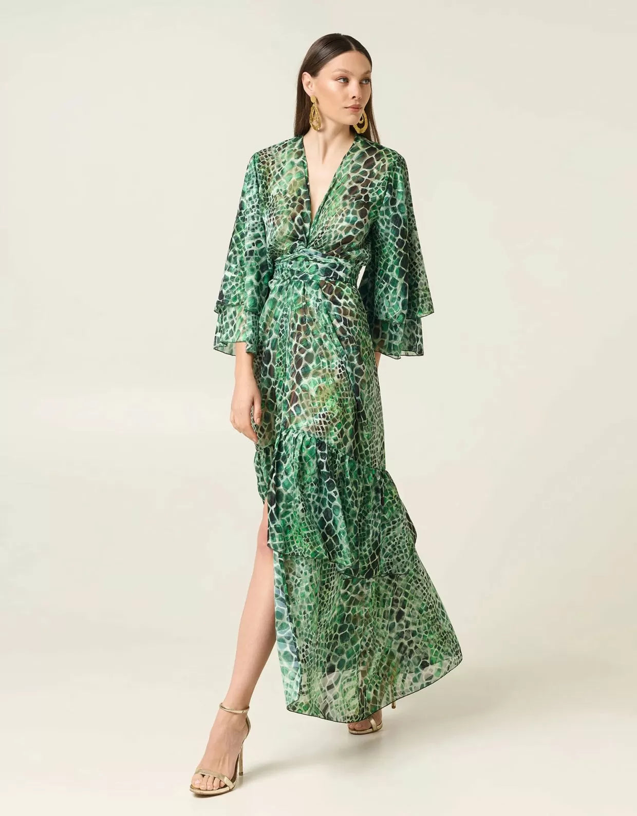 COBRA POLYMORPHIC KIMONO DRESS