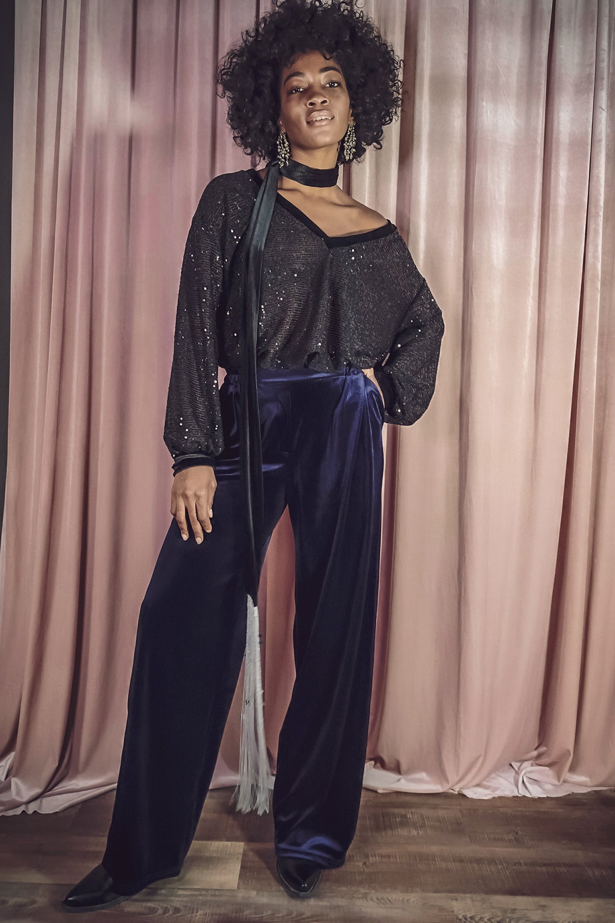 NORMA BLOUSE (black)