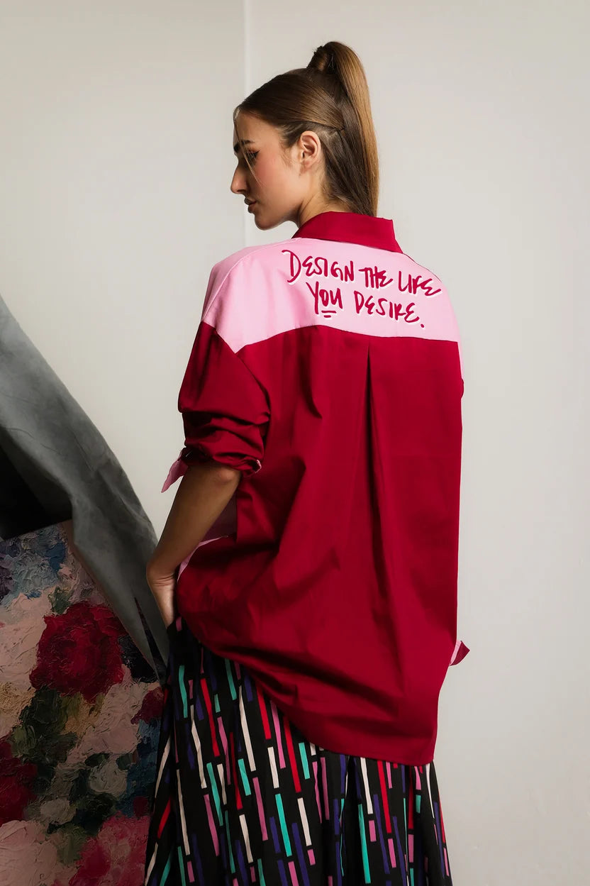 DESIRE SHIRT (pink/red)