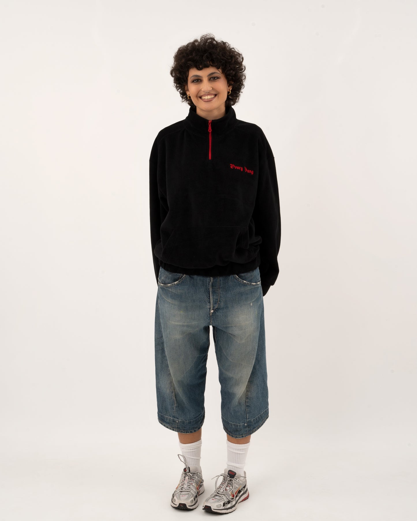 Mood Poisoning - Black Fleece Half-Zipped