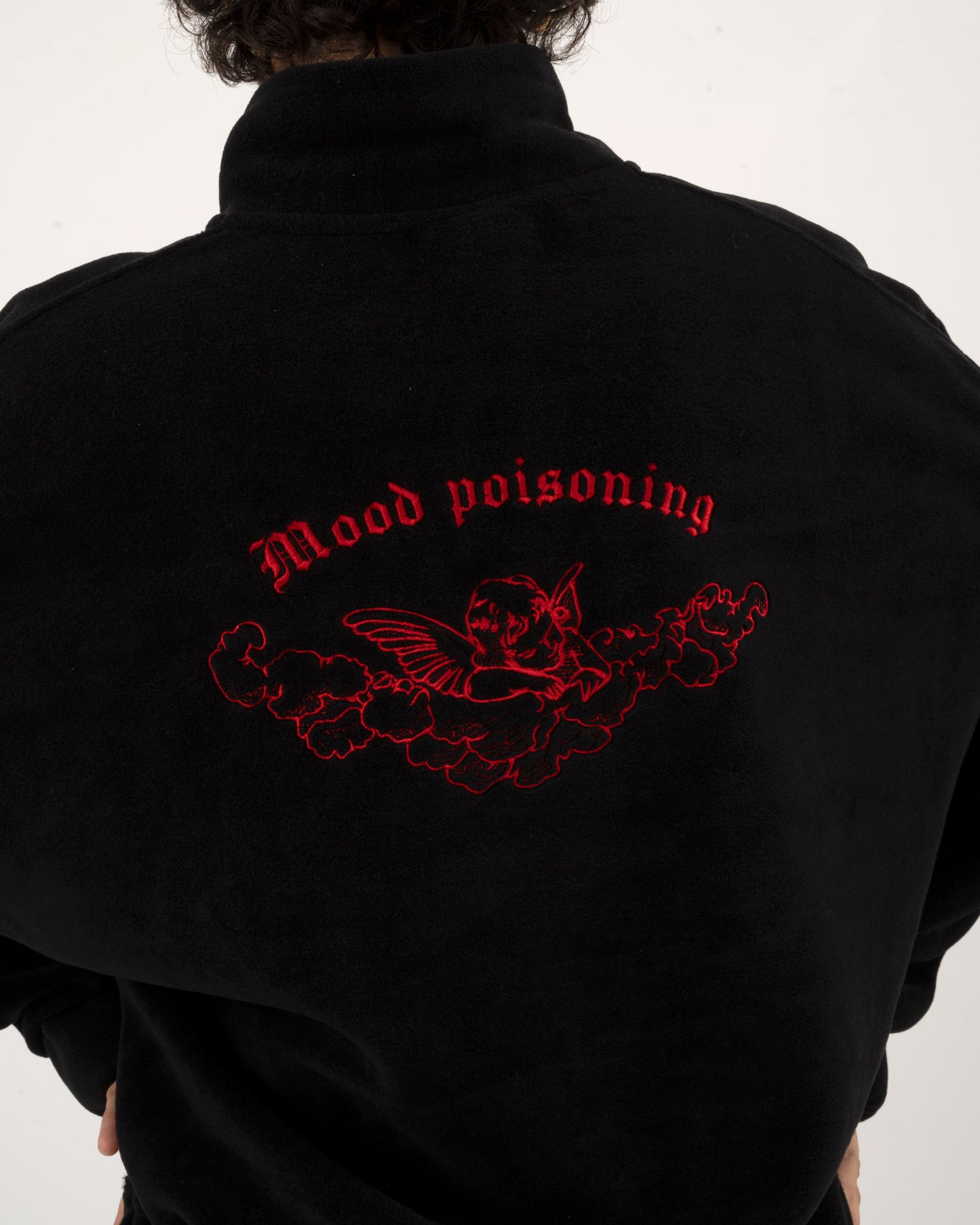 Mood Poisoning - Black Fleece Half-Zipped