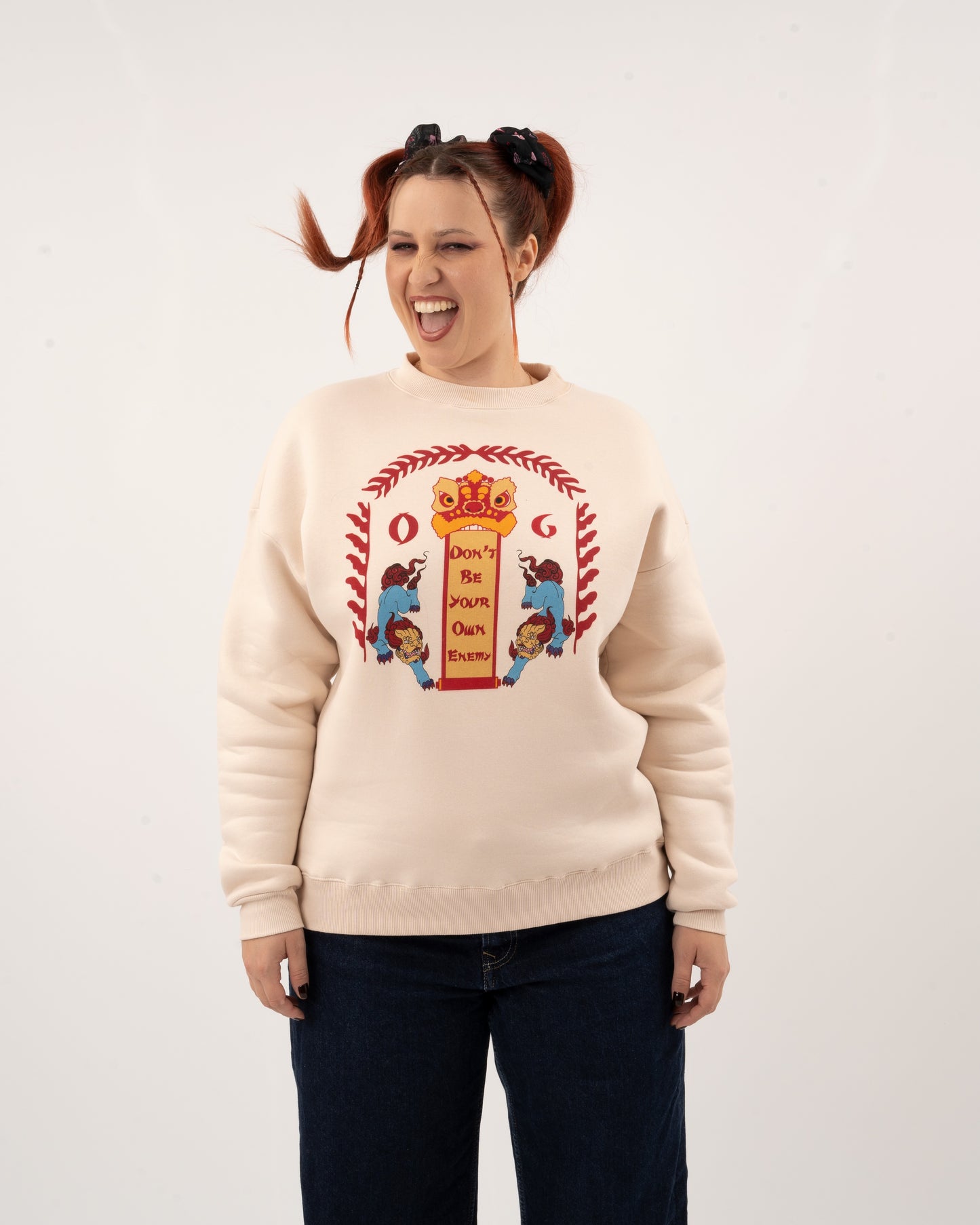 Own Your Power - Beige Hoodie