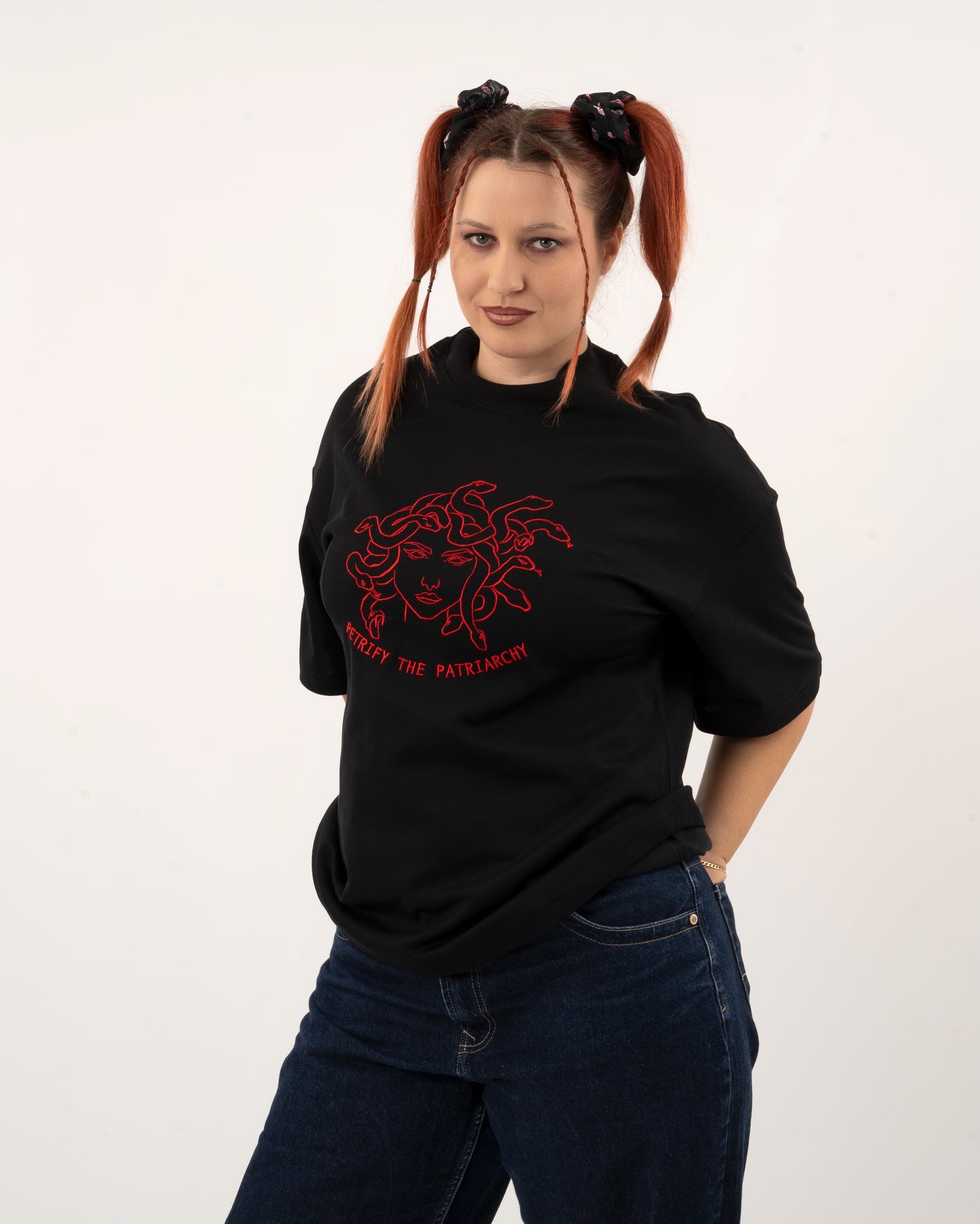 Petrify The Patriarchy - Black T-shirt