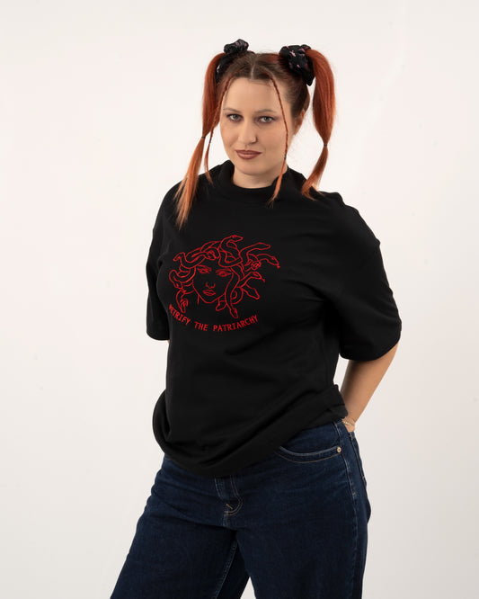 Petrify The Patriarchy - Black T-shirt