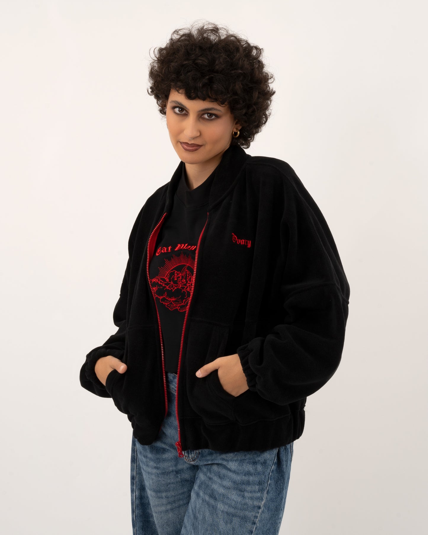 Petrify The Patriarchy - Black Fleece Jacket