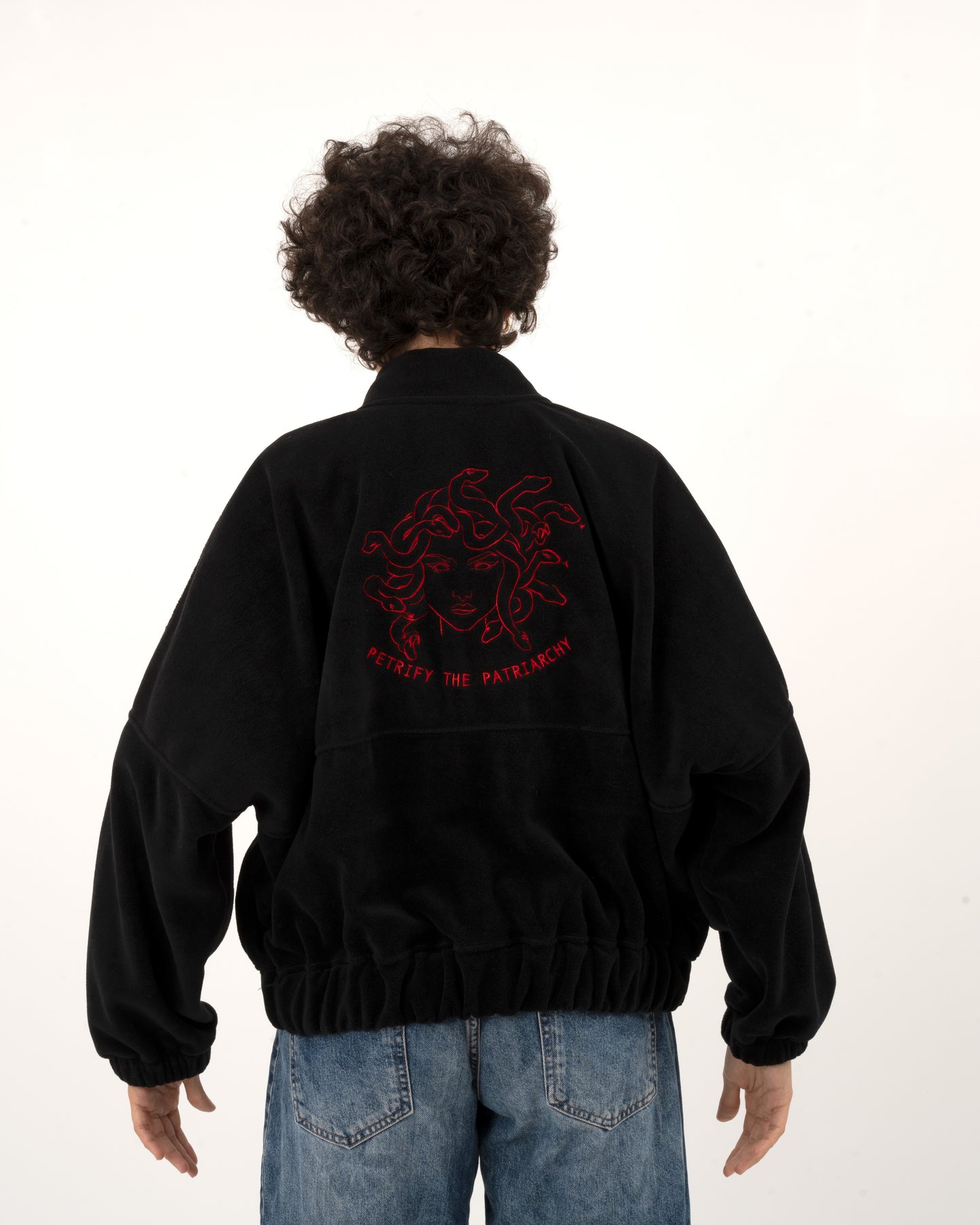 Petrify The Patriarchy - Black Fleece Jacket