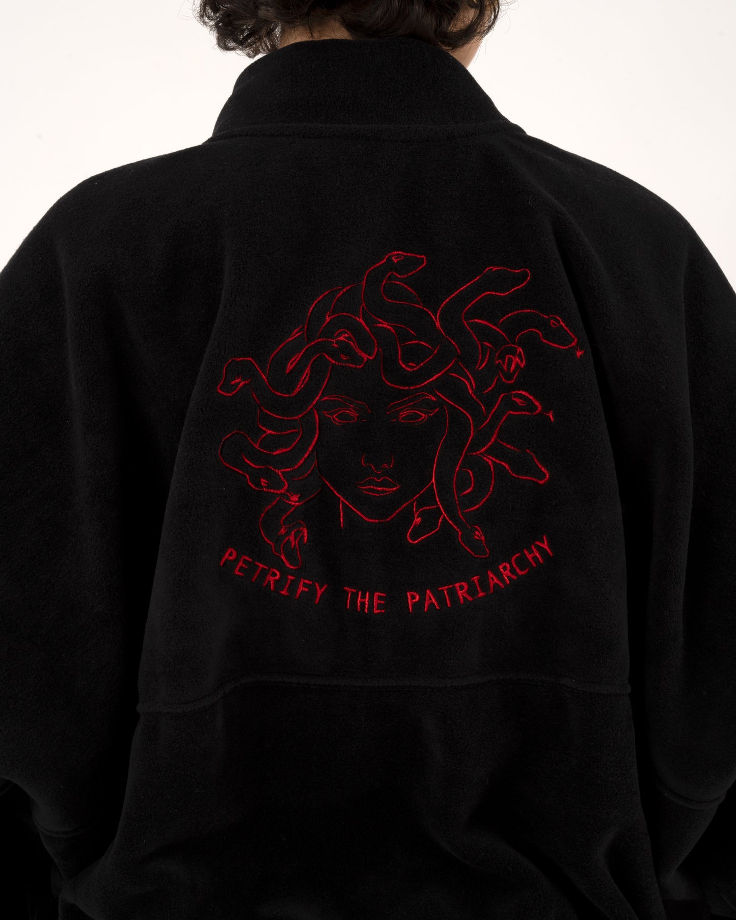 Petrify The Patriarchy - Black Fleece Jacket