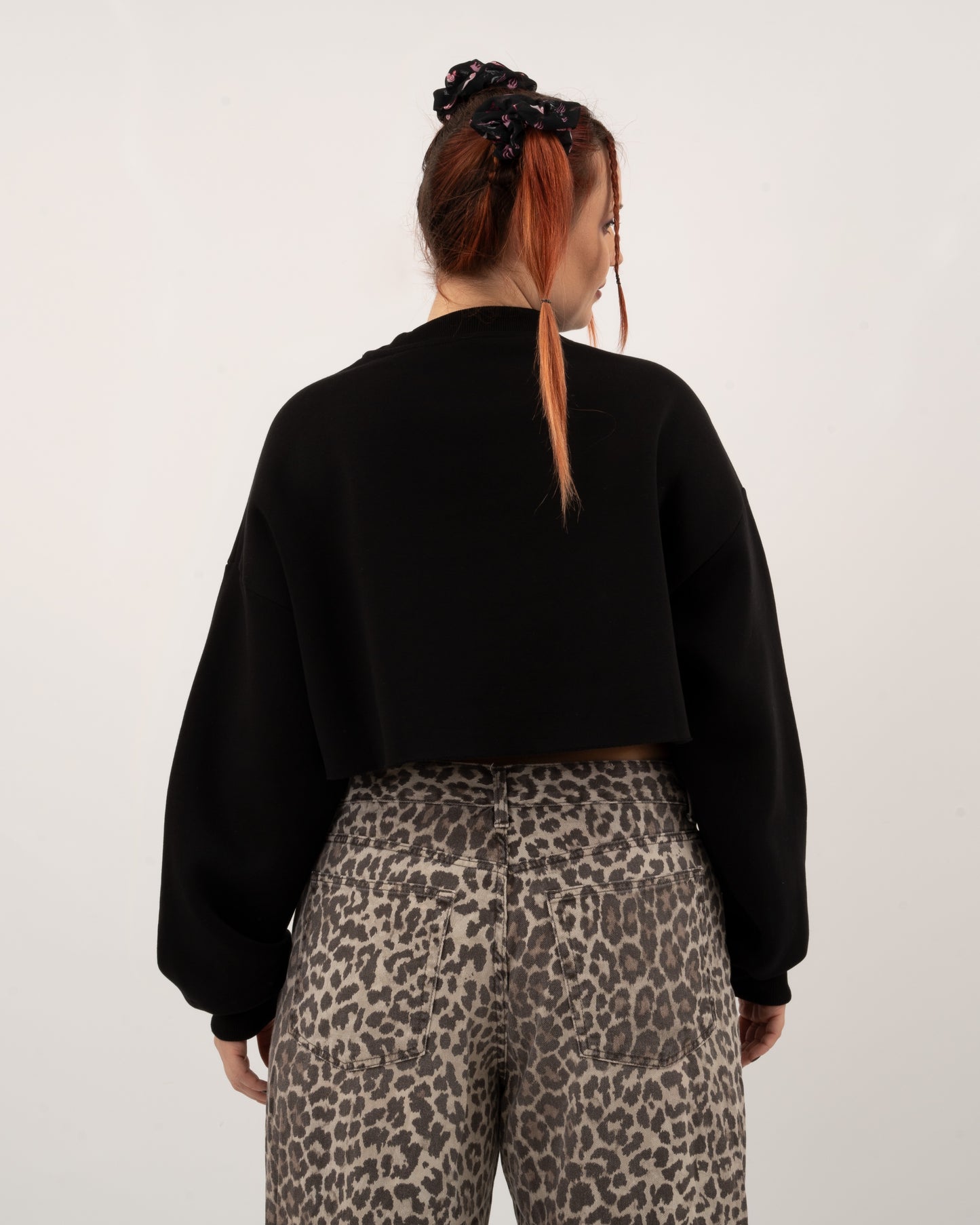 Petrify The Patriarchy - Black Crop Hoodie