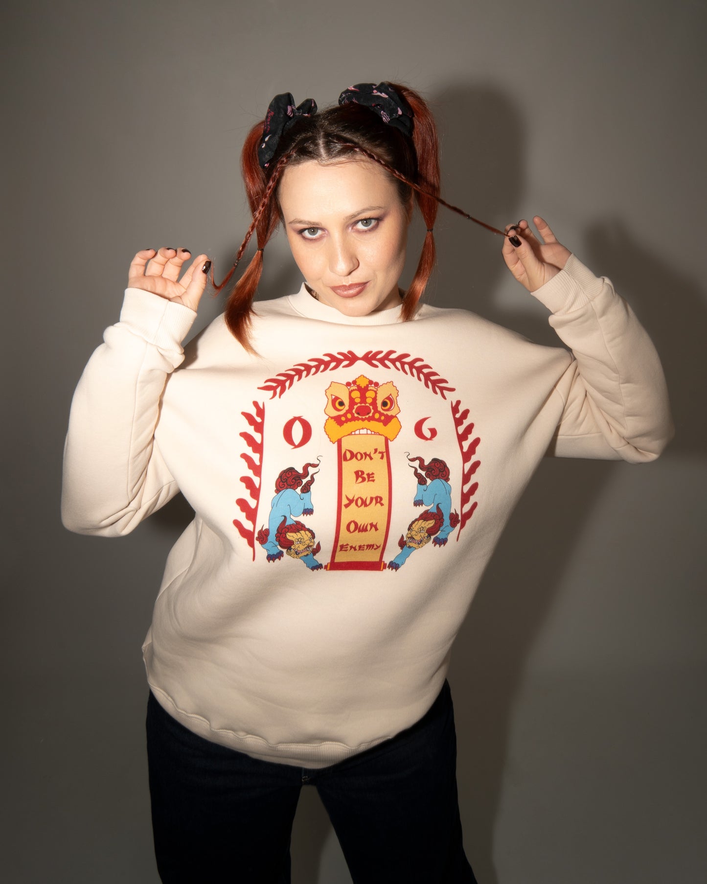 Own Your Power - Beige Hoodie