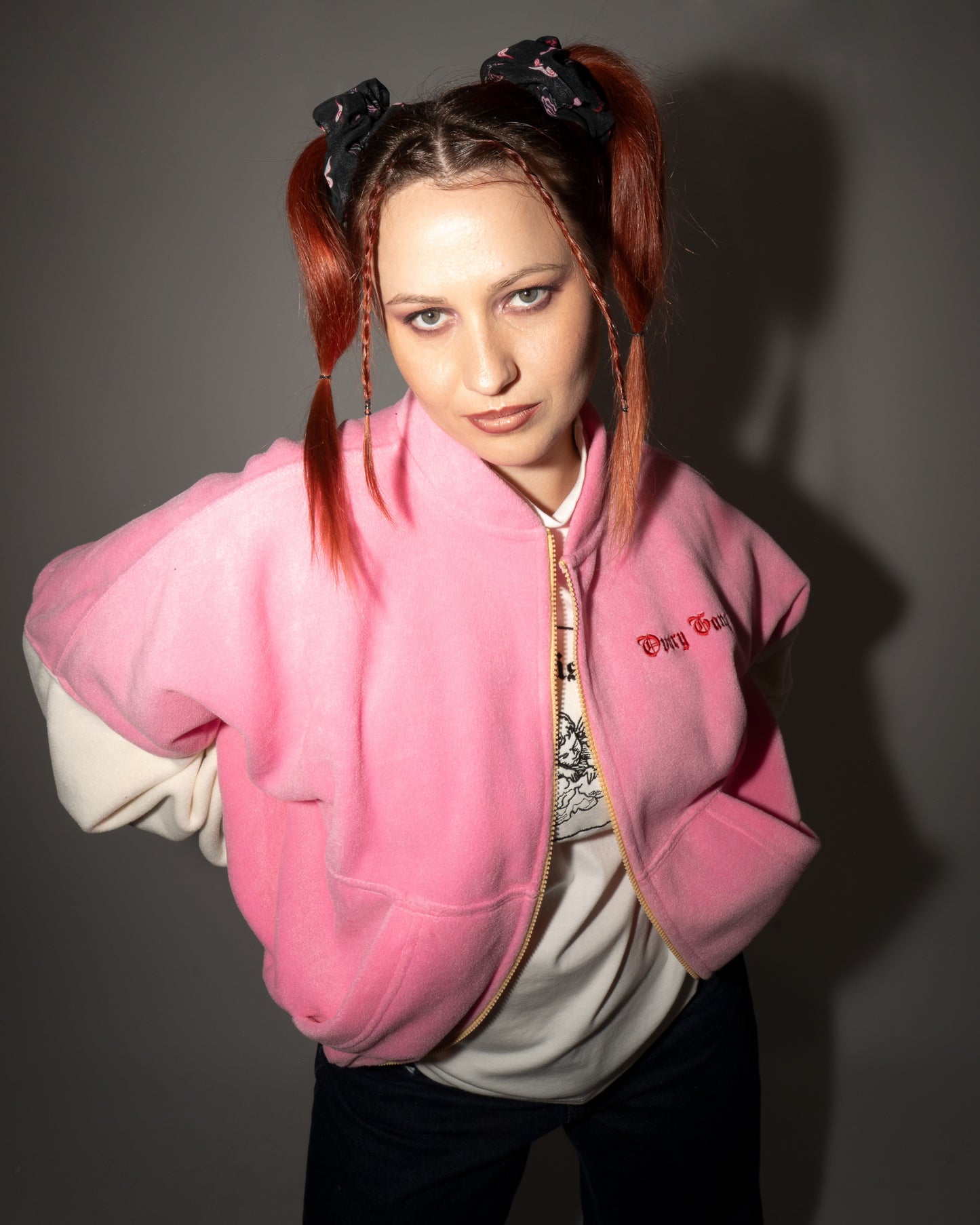 Pussy Rights - Pink/OffWhite Fleece Jacket