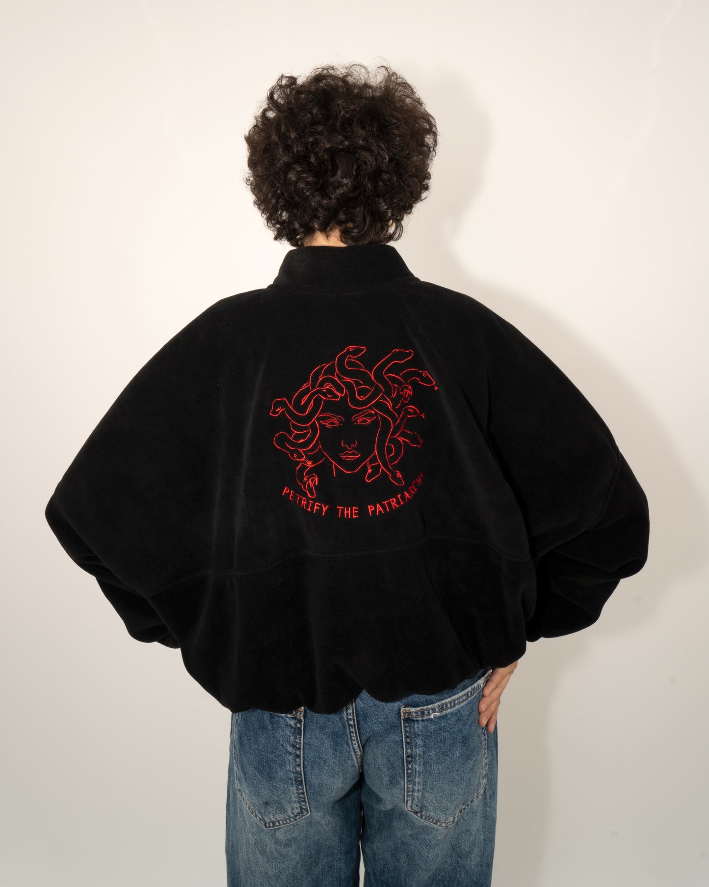 Petrify The Patriarchy - Black Fleece Jacket