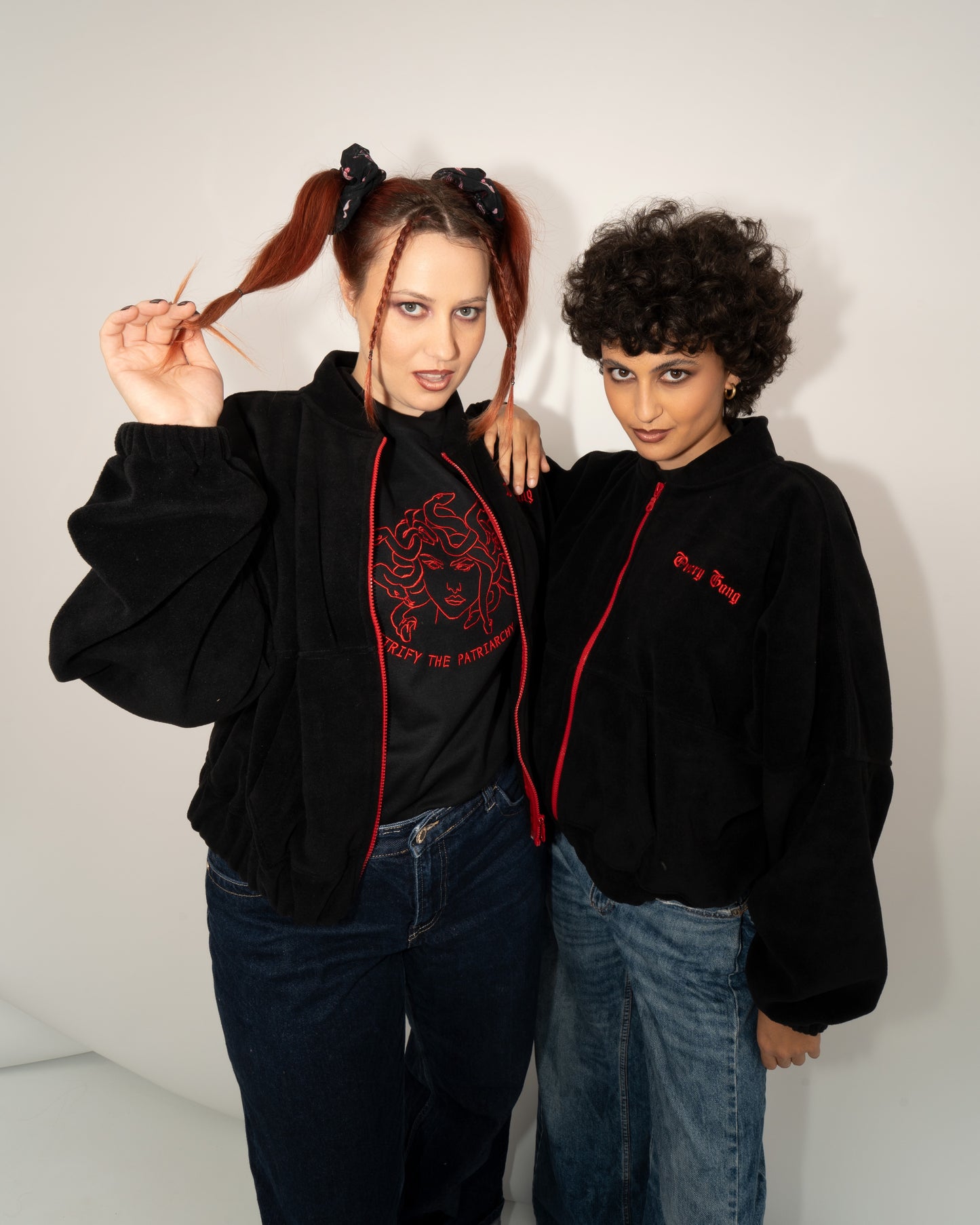 Petrify The Patriarchy - Black Fleece Jacket