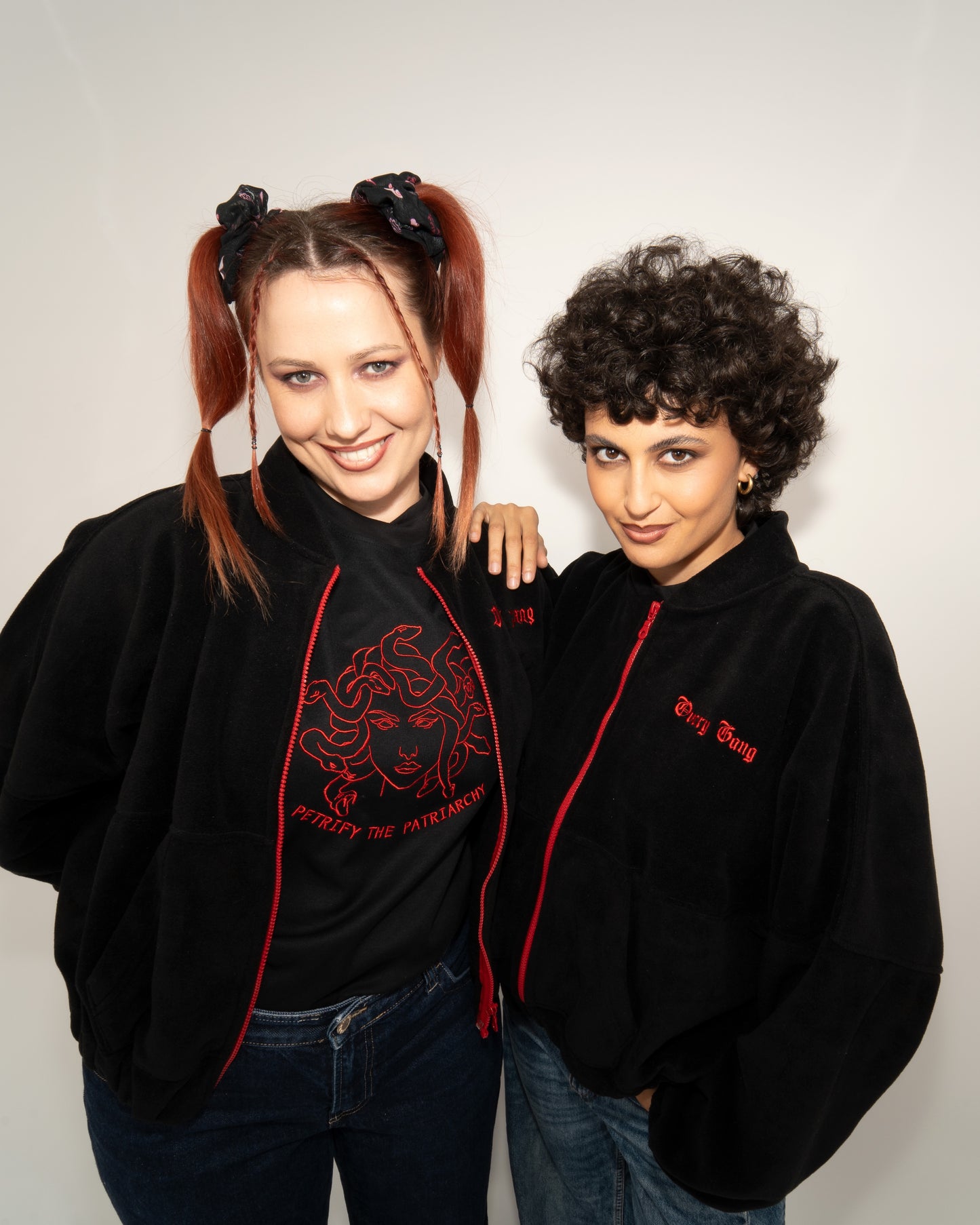 Petrify The Patriarchy - Black Fleece Jacket