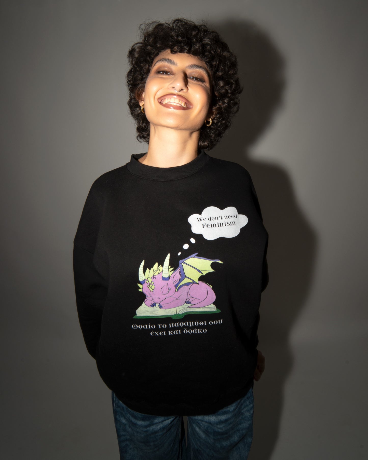 Fairytale Dragon - Black Hoodie