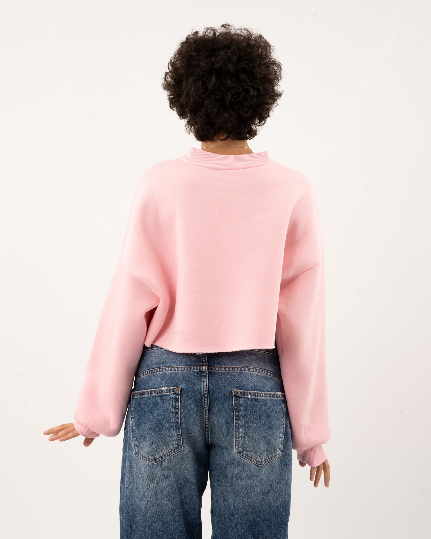 Petrify The Patriarchy - Pink Crop Hoodie