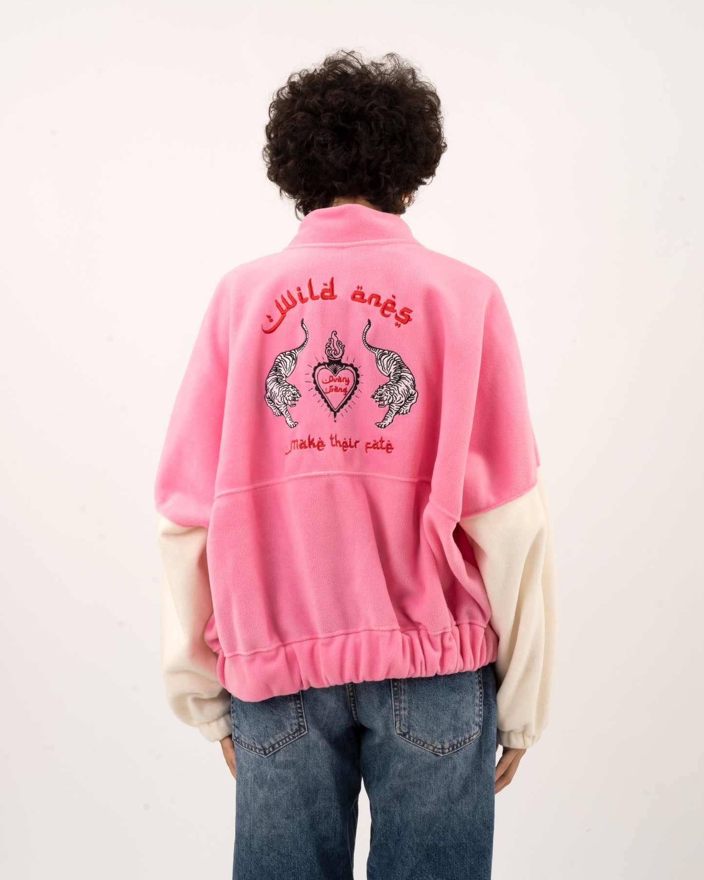 Wild Ones - Pink/OffWhite Fleece Jacket