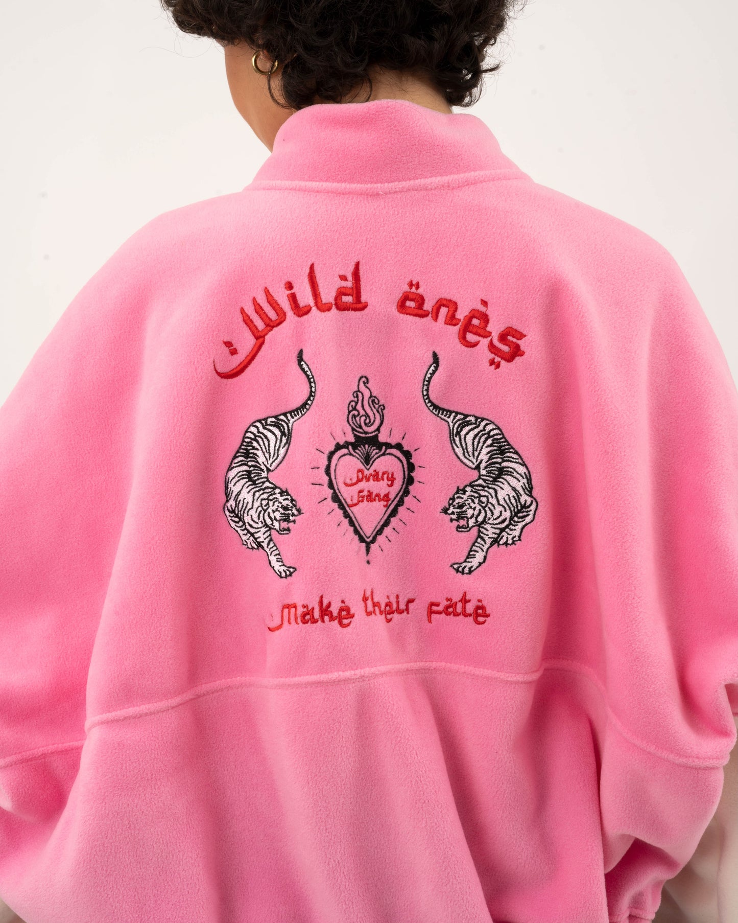 Wild Ones - Pink/OffWhite Fleece Jacket