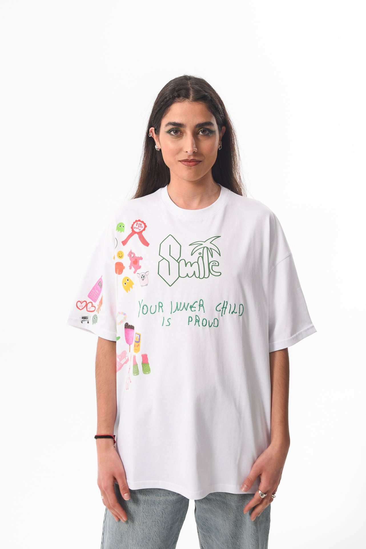 Inner Child - Ovary Gang x Missy Merida White Tshirt
