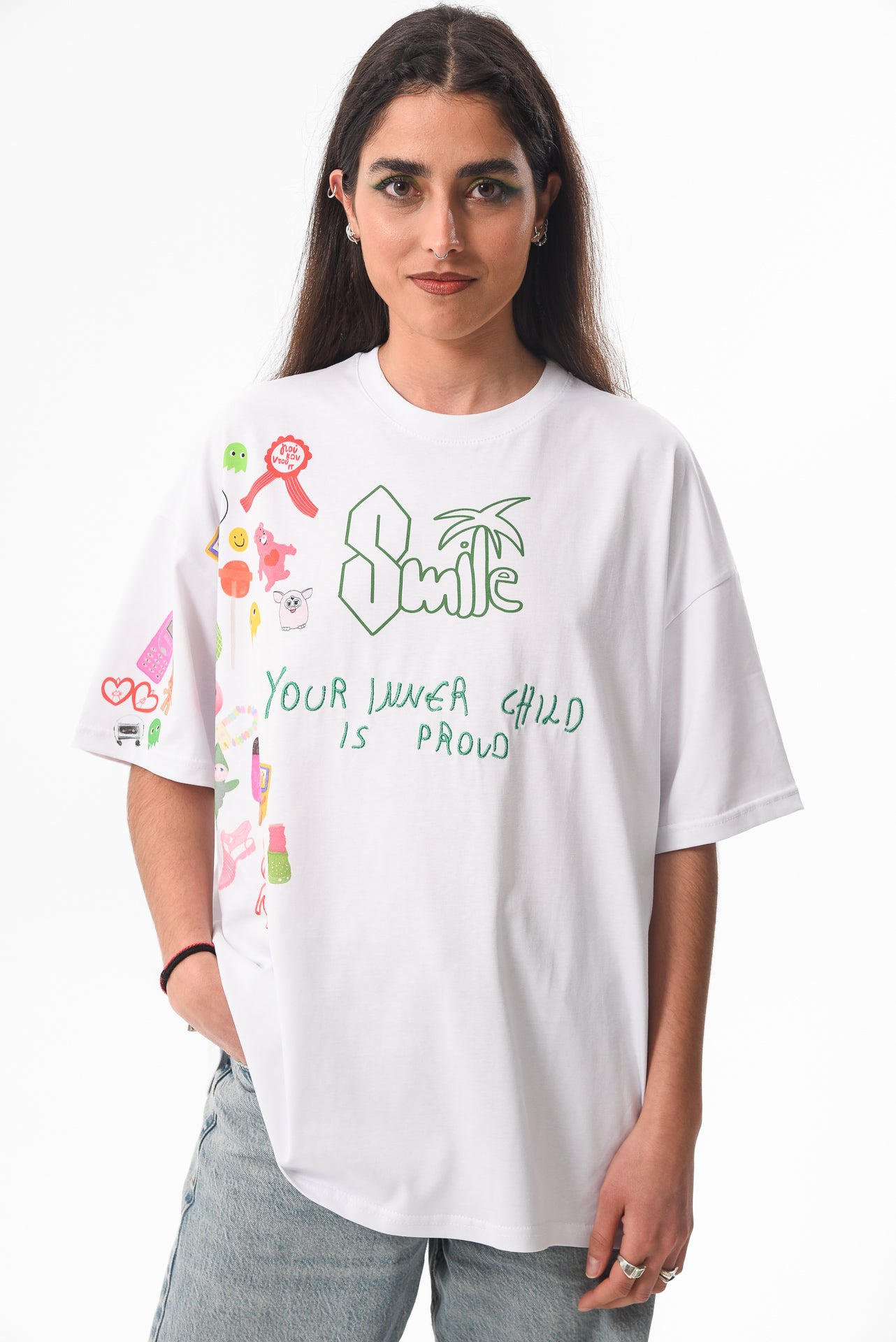 Inner Child - Ovary Gang x Missy Merida White Tshirt