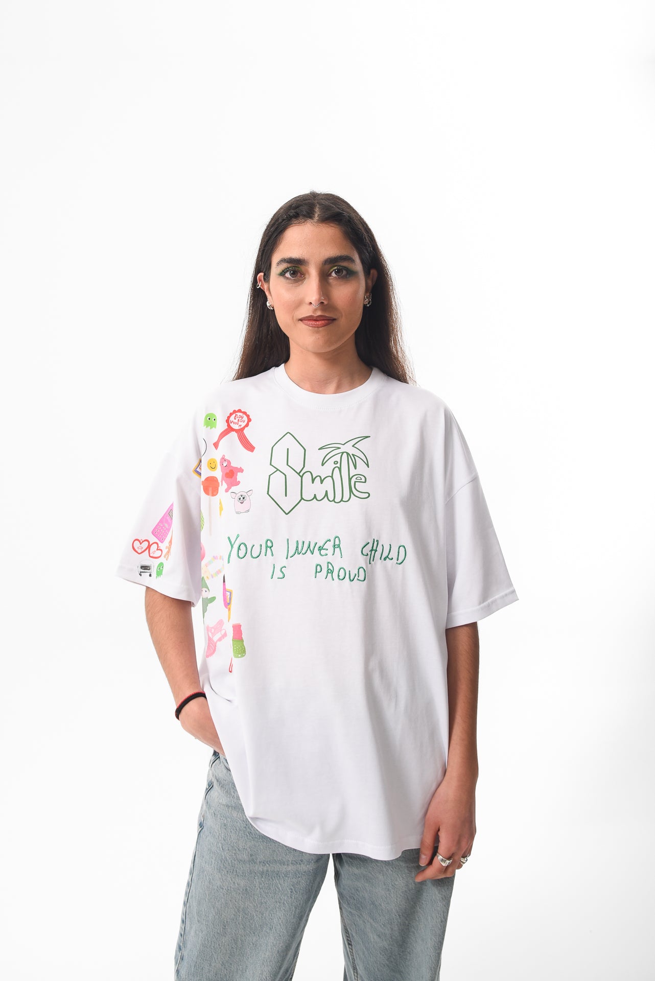 Inner Child - Ovary Gang x Missy Merida White Tshirt