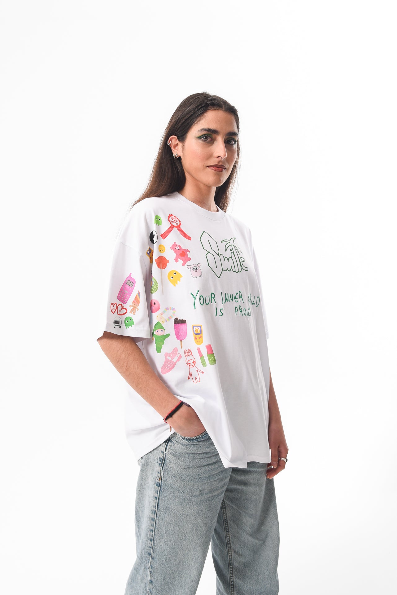 Inner Child - Ovary Gang x Missy Merida White Tshirt