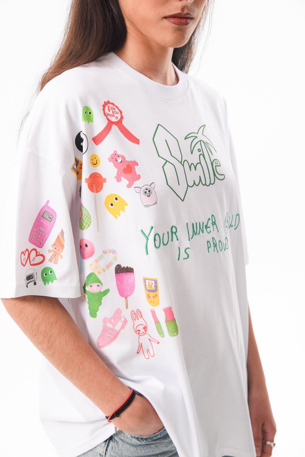 Inner Child - Ovary Gang x Missy Merida White Tshirt