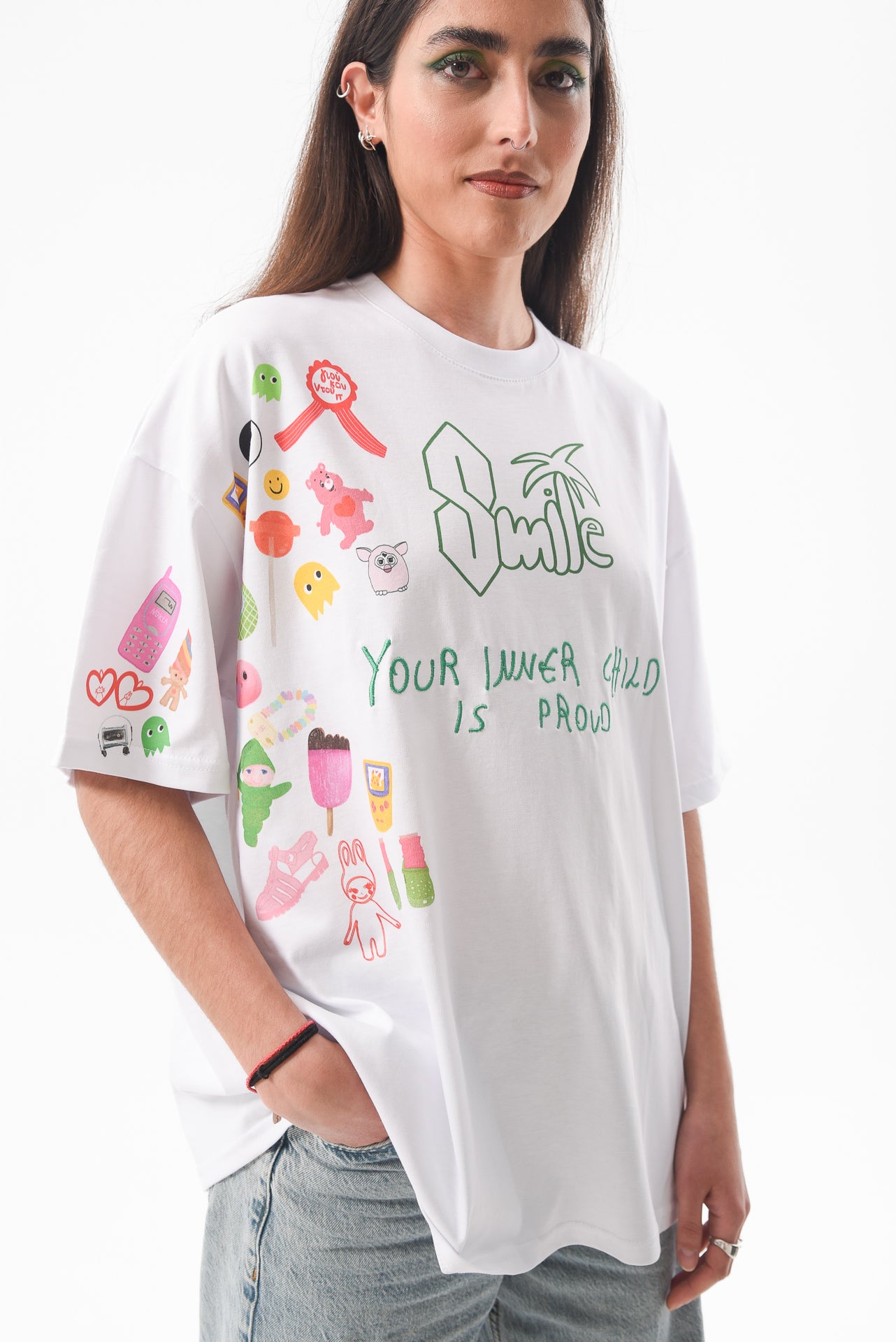 Inner Child - Ovary Gang x Missy Merida White Tshirt