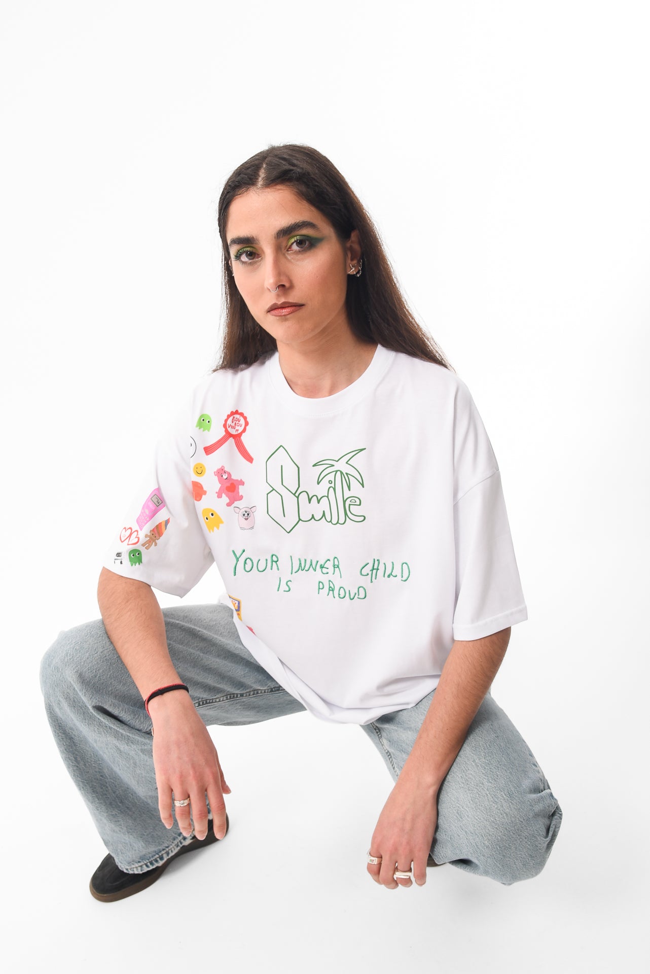Inner Child - Ovary Gang x Missy Merida White Tshirt
