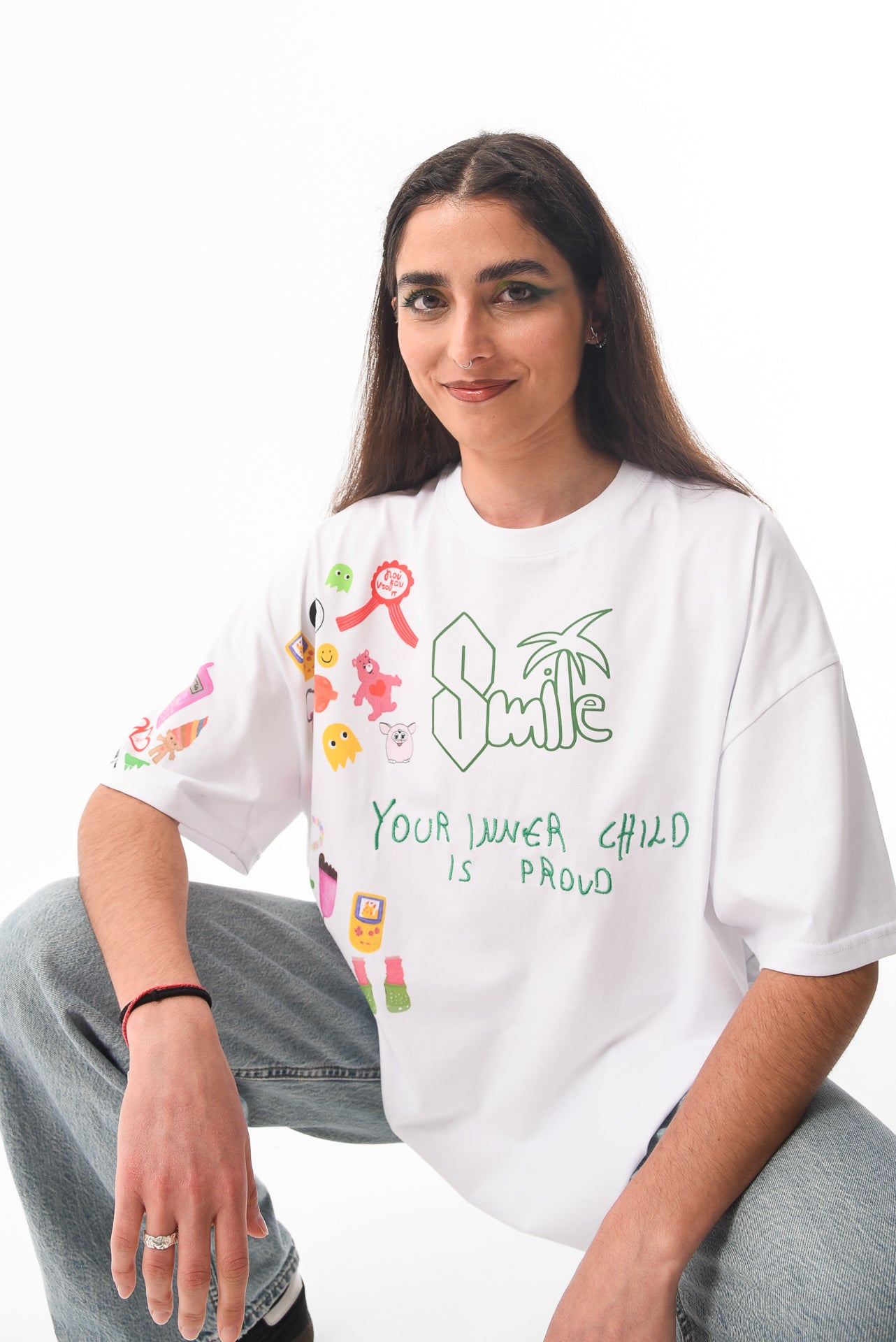 Inner Child - Ovary Gang x Missy Merida White Tshirt