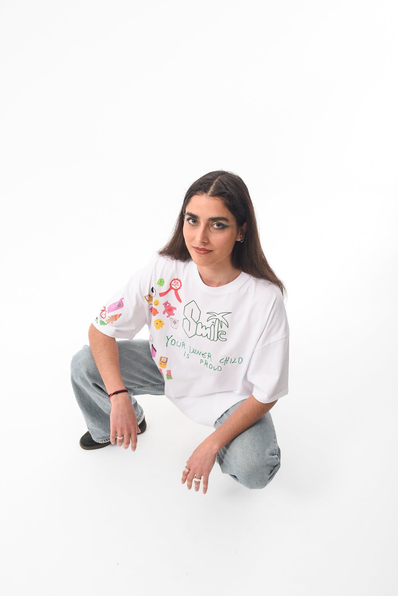 Inner Child - Ovary Gang x Missy Merida White Tshirt