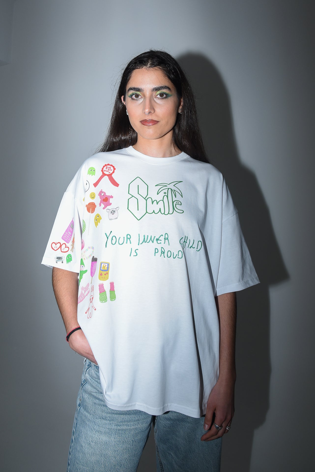 Inner Child - Ovary Gang x Missy Merida White Tshirt