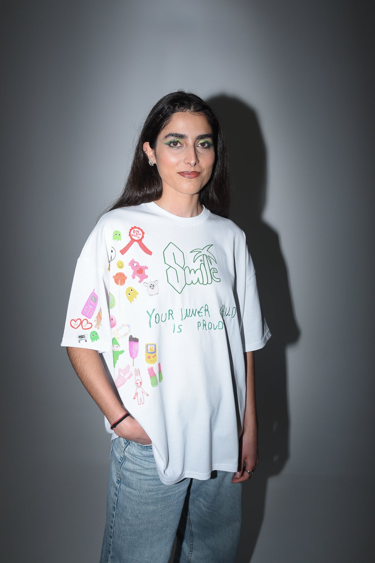 Inner Child - Ovary Gang x Missy Merida White Tshirt