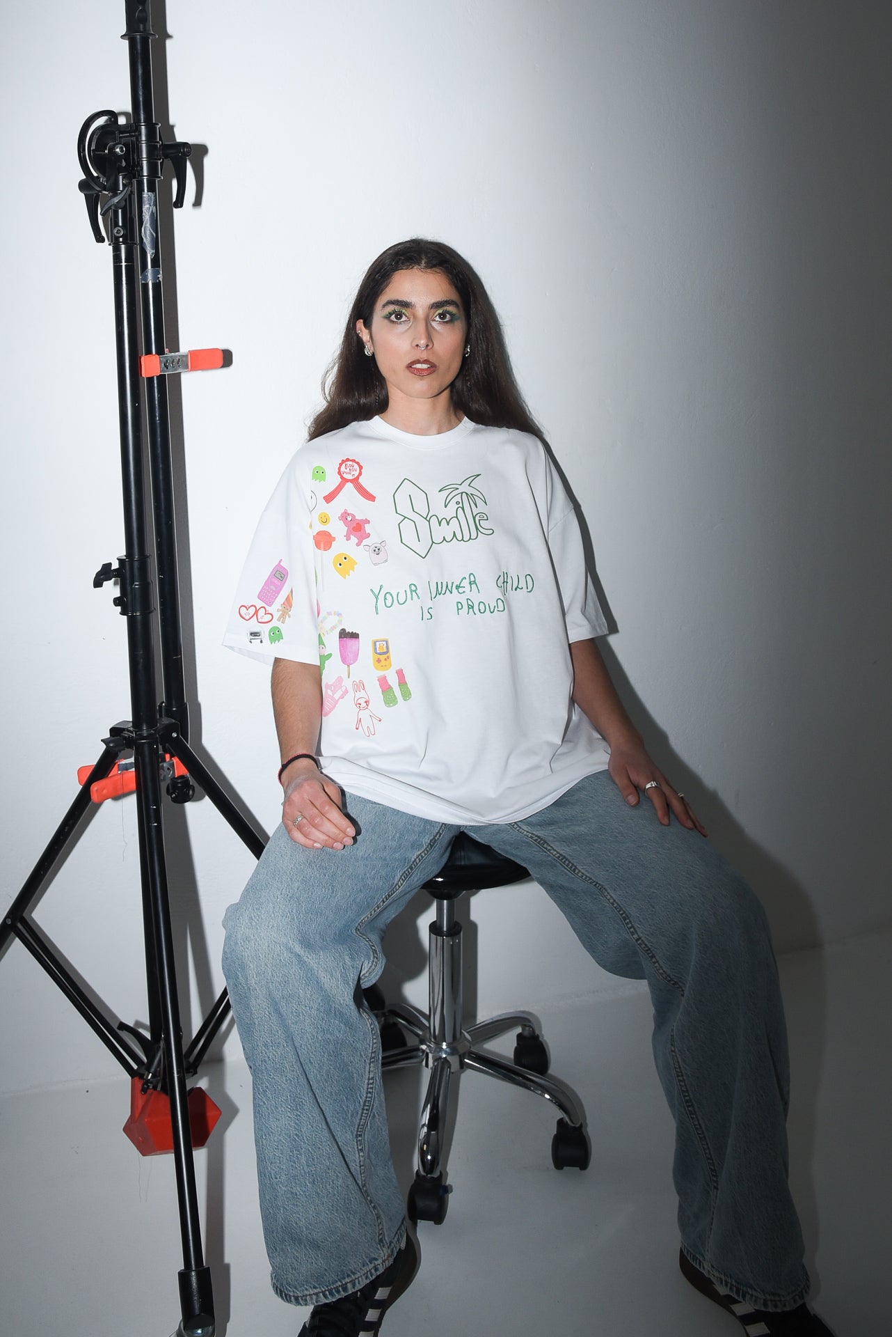 Inner Child - Ovary Gang x Missy Merida White Tshirt