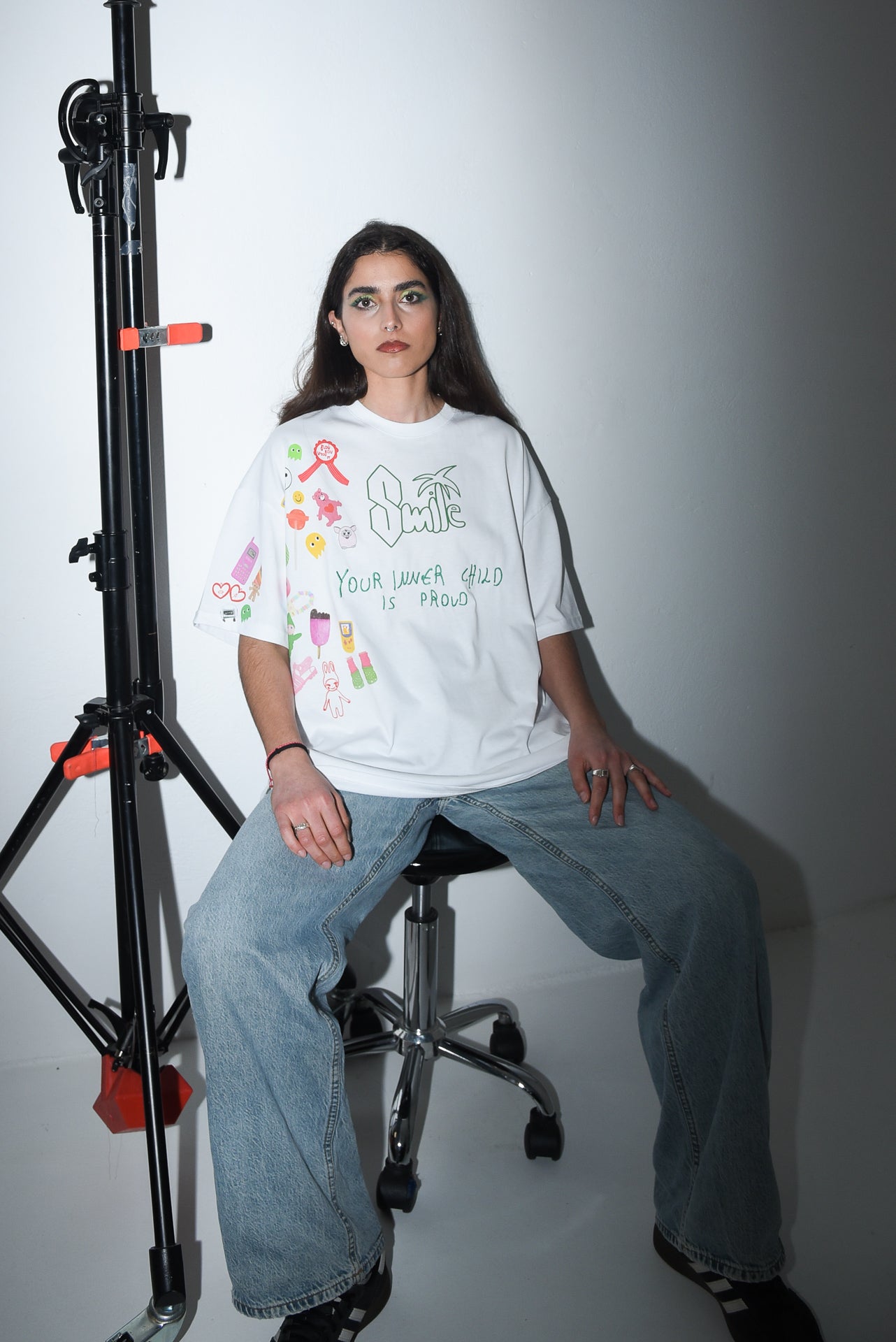 Inner Child - Ovary Gang x Missy Merida White Tshirt