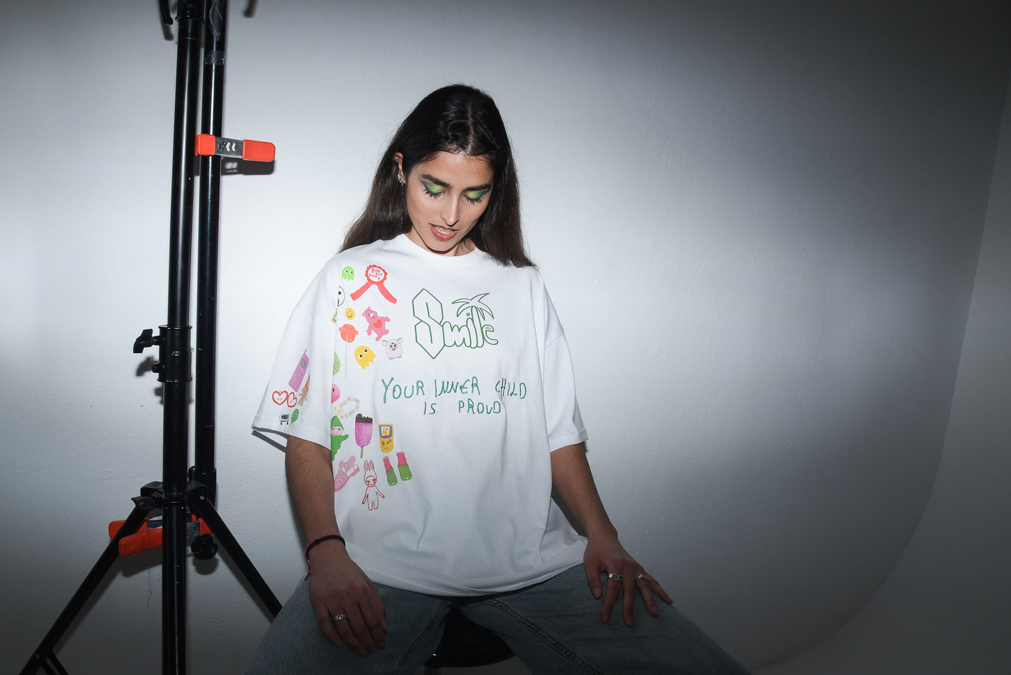 Inner Child - Ovary Gang x Missy Merida White Tshirt