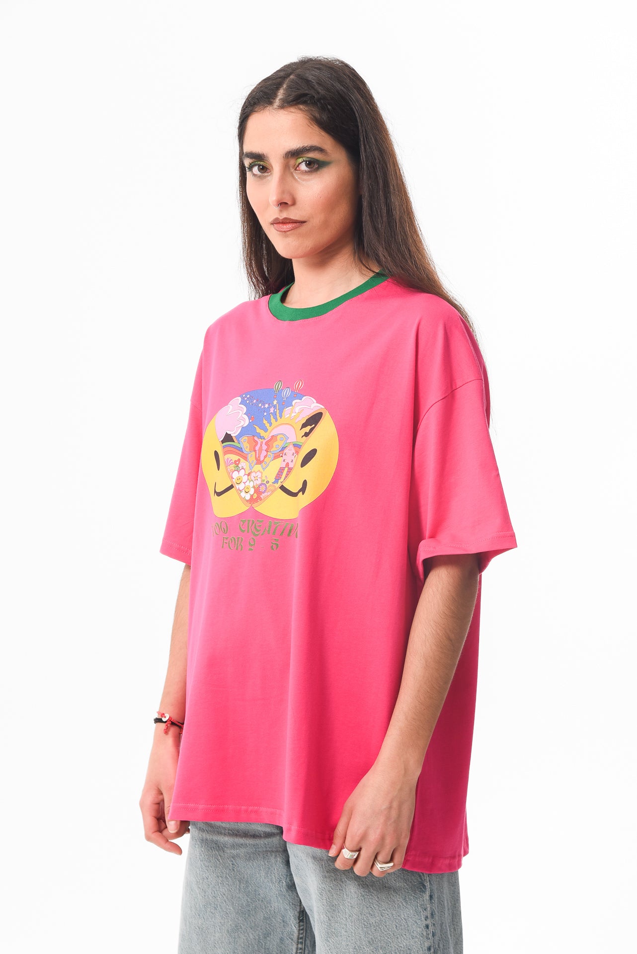 Too Creative - Fuchsia Tshirt