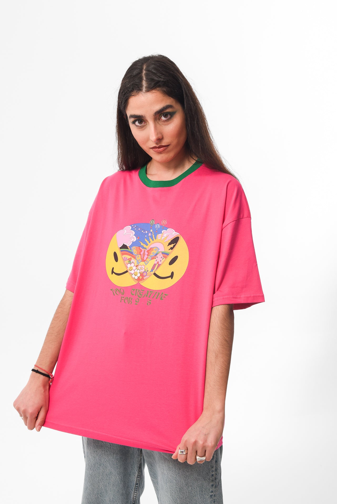 Too Creative - Fuchsia Tshirt