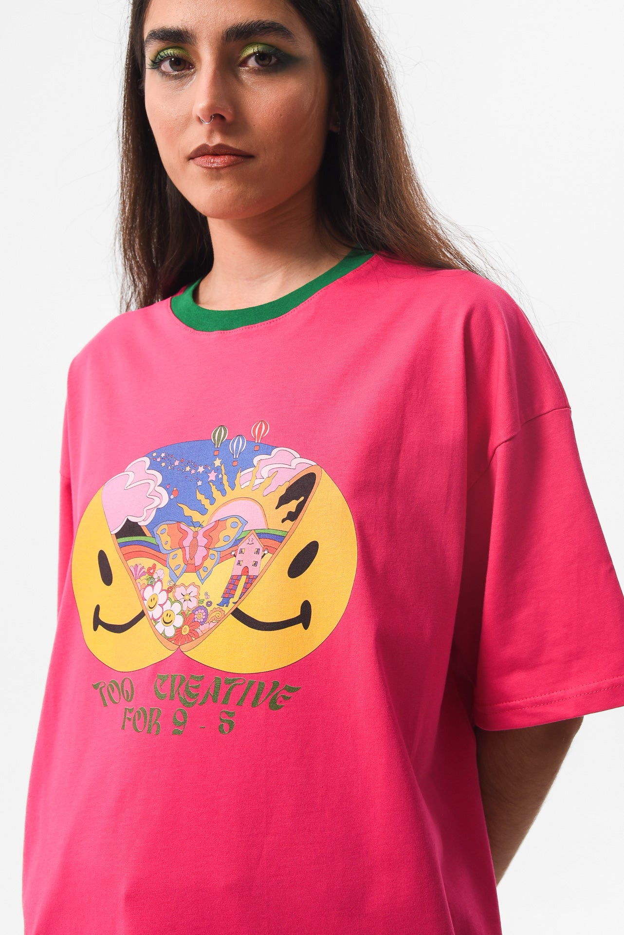 Too Creative - Fuchsia Tshirt