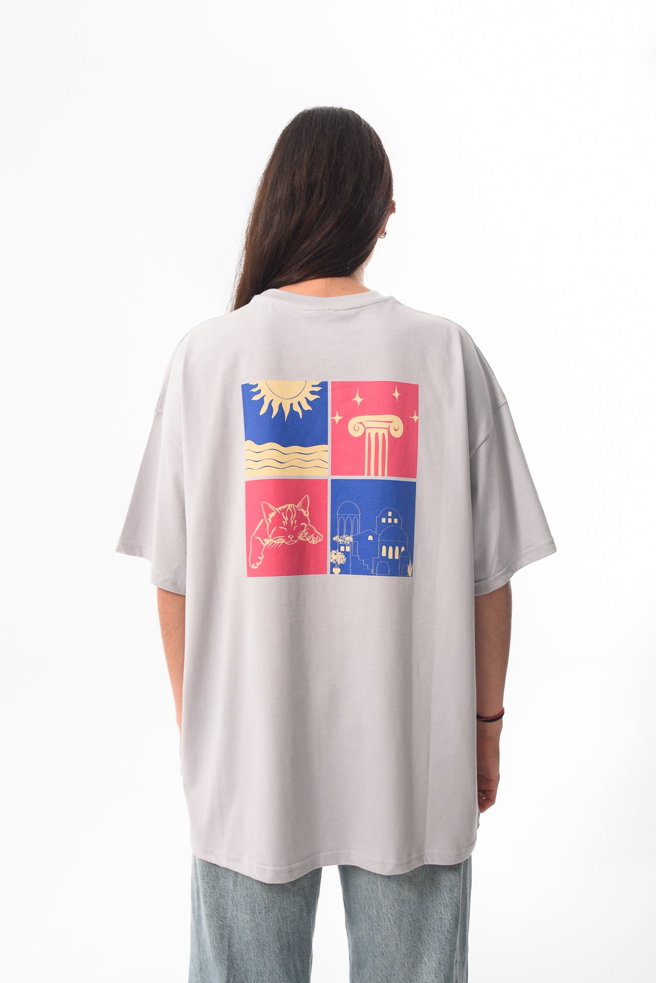Essential Greece - Grey Tshirt