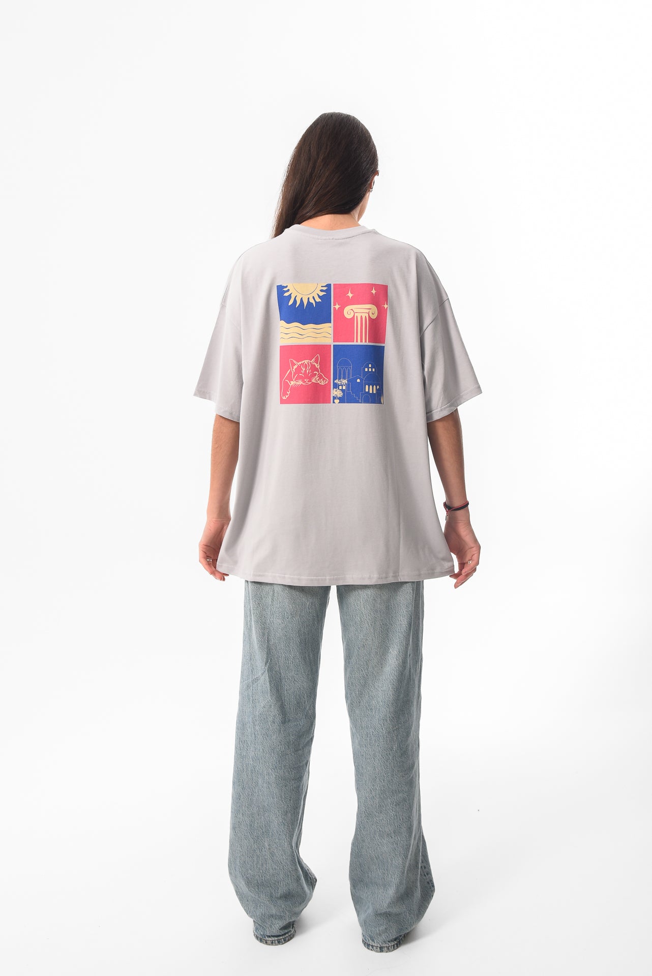 Essential Greece - Grey Tshirt