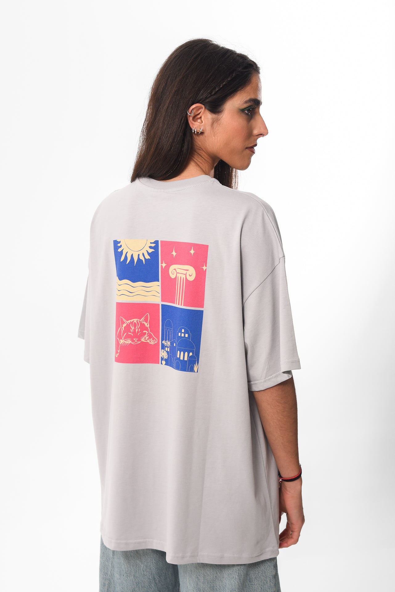 Essential Greece - Grey Tshirt