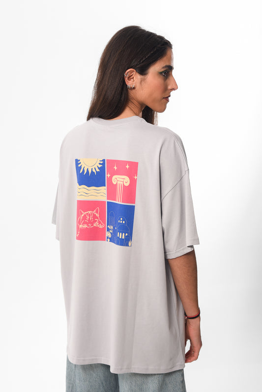 Essential Greece - Grey Tshirt