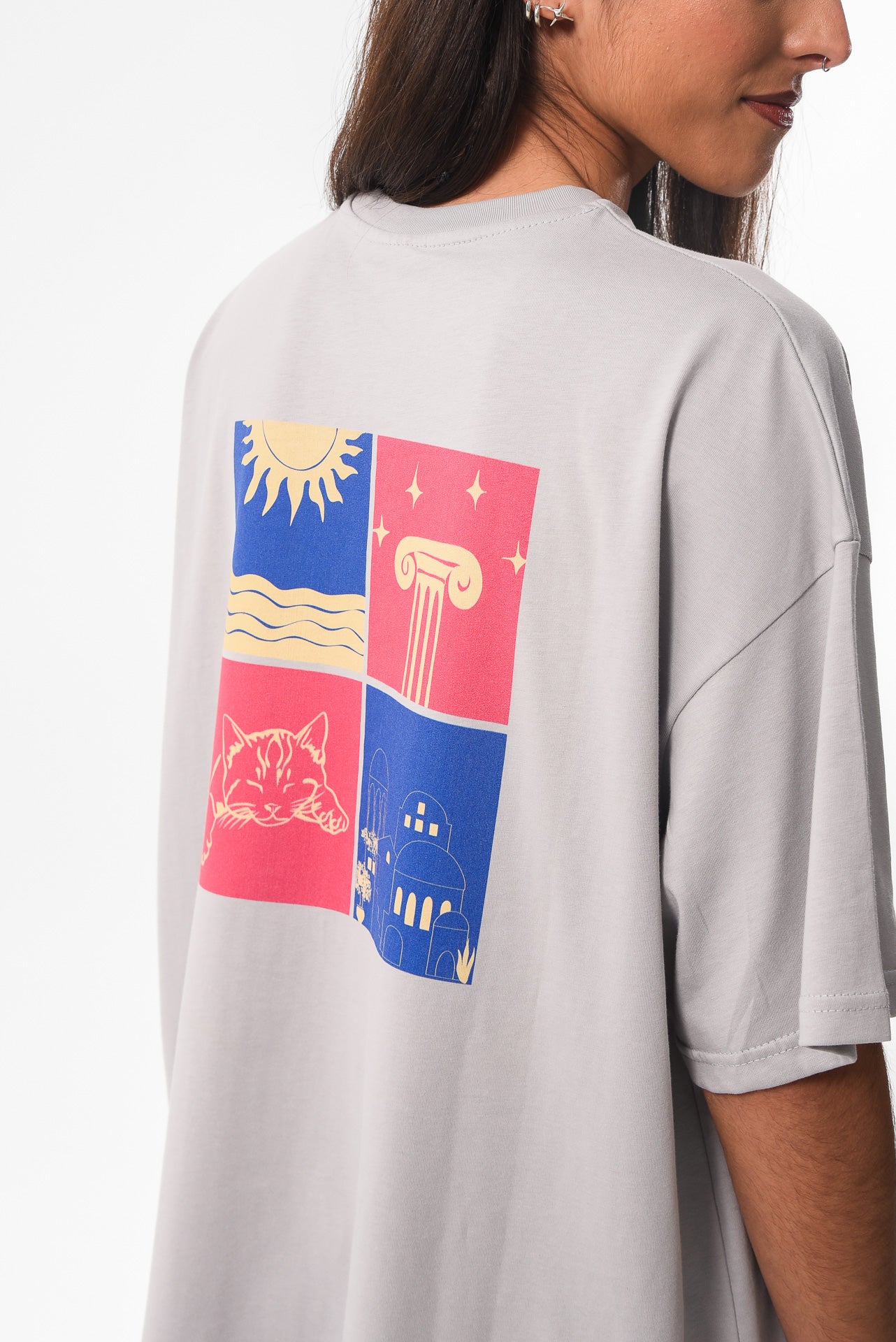 Essential Greece - Grey Tshirt