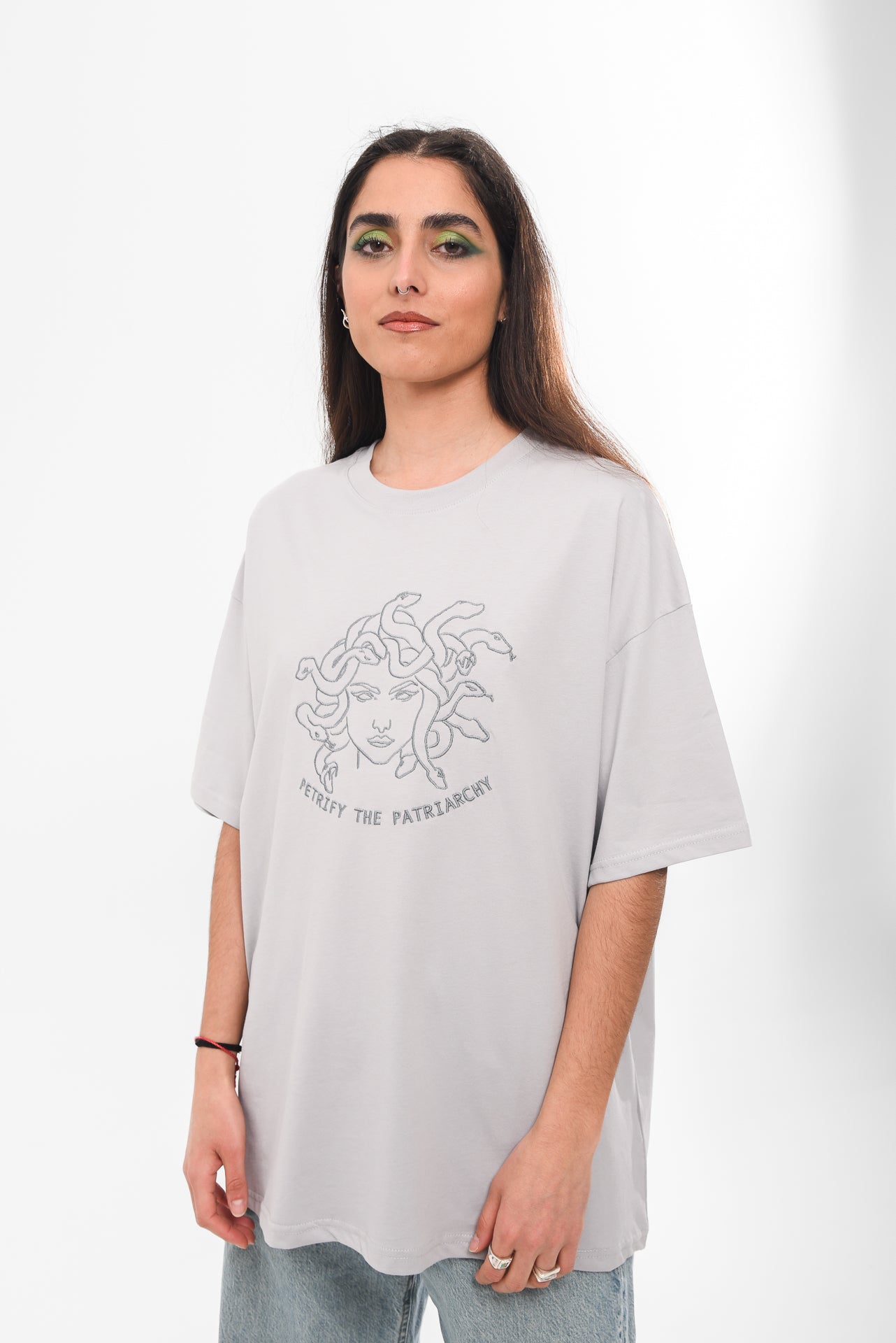 Petrify The Patriarchy - Grey Tshirt
