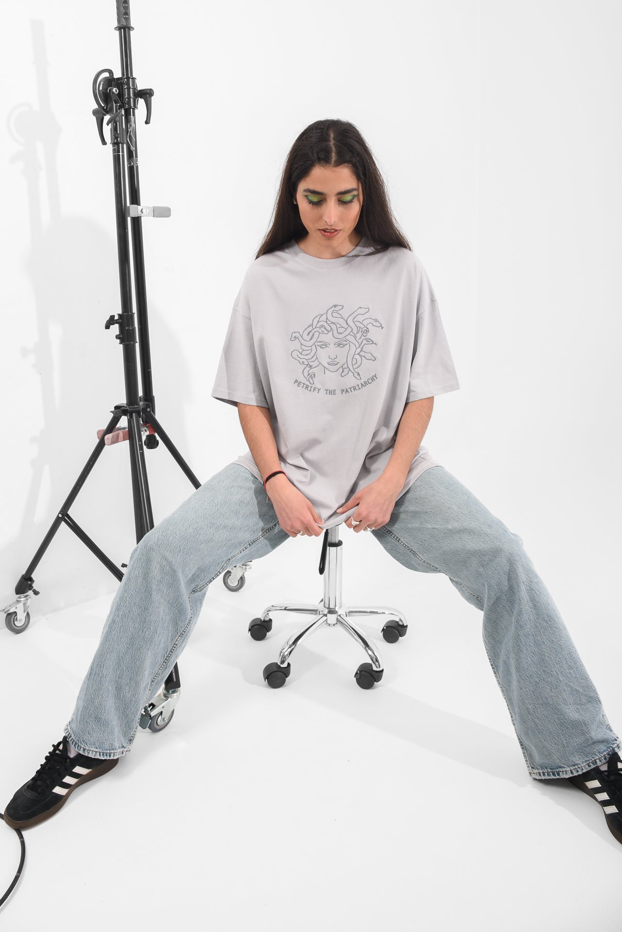 Petrify The Patriarchy - Grey Tshirt